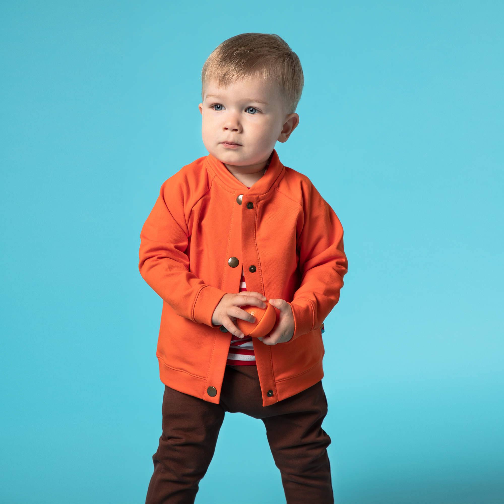Pomarańczowa bluza bomber