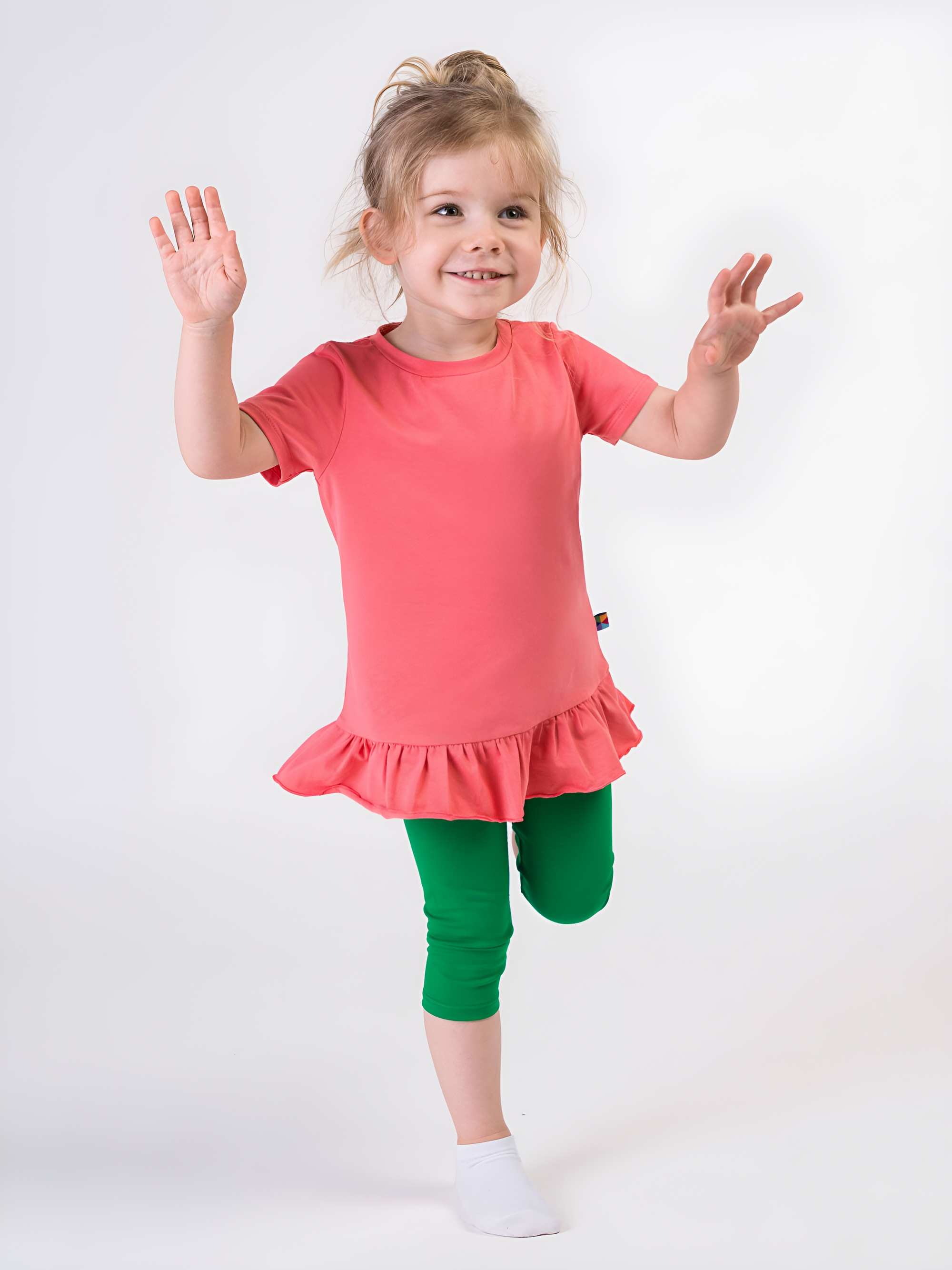 Zielone legginsy 3/4