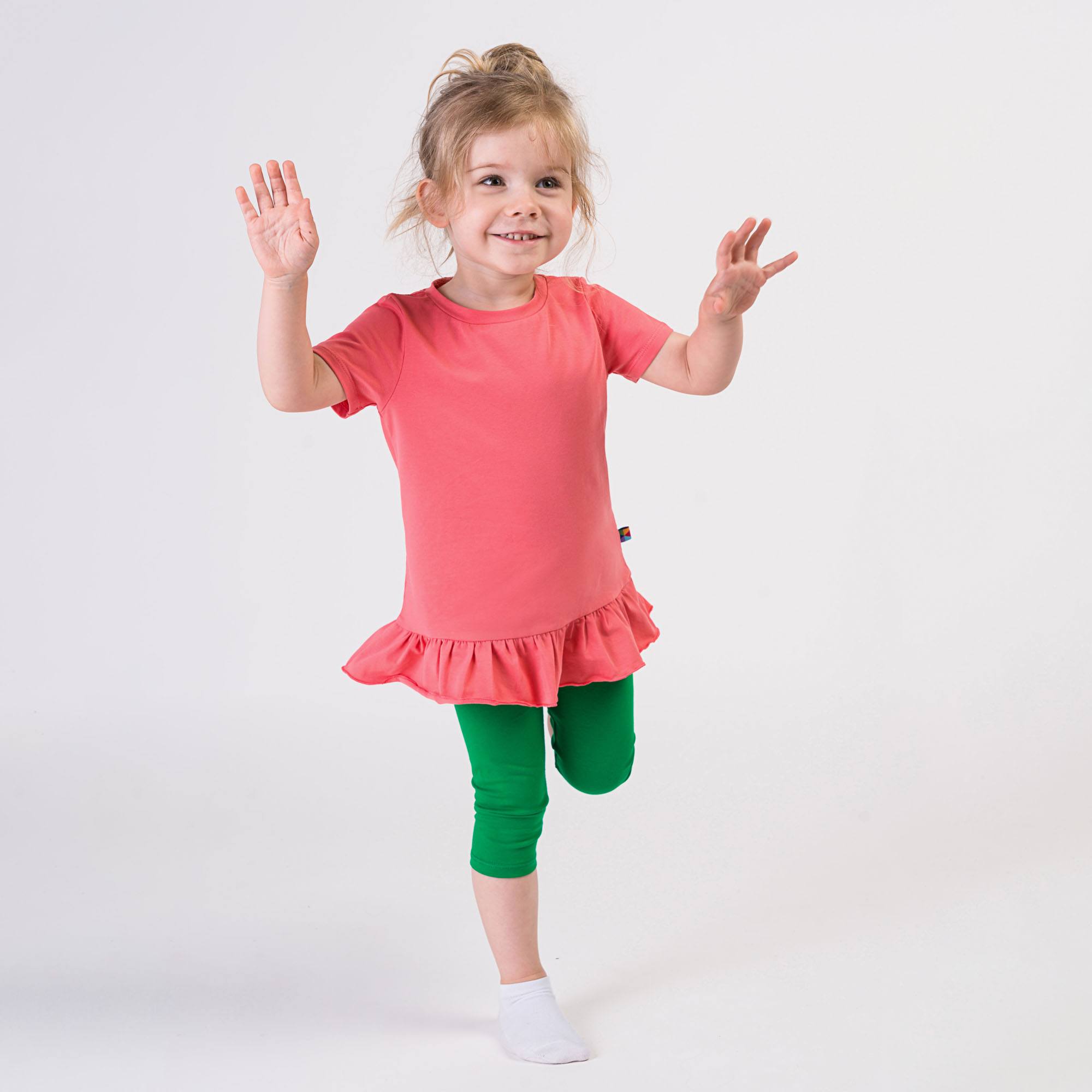 Zielone legginsy 3/4
