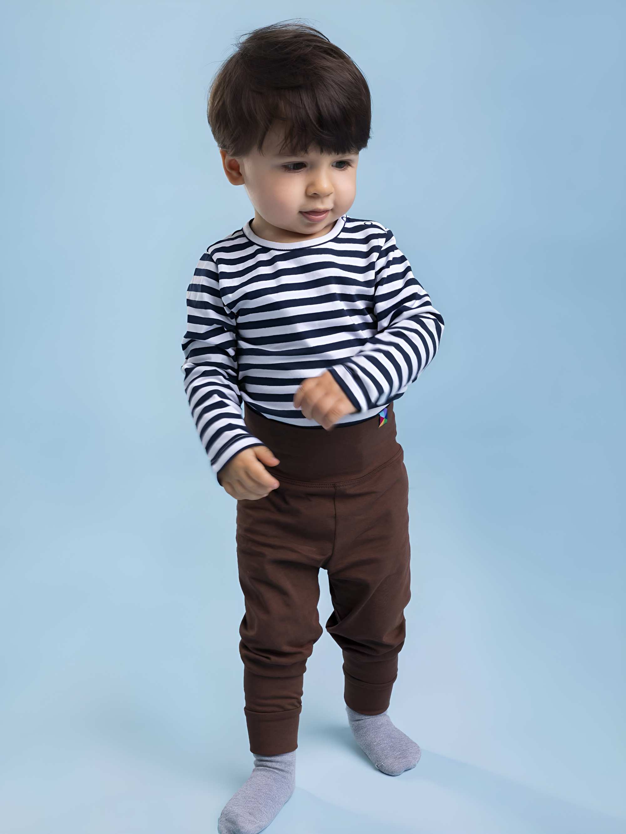 Brown jersey pants