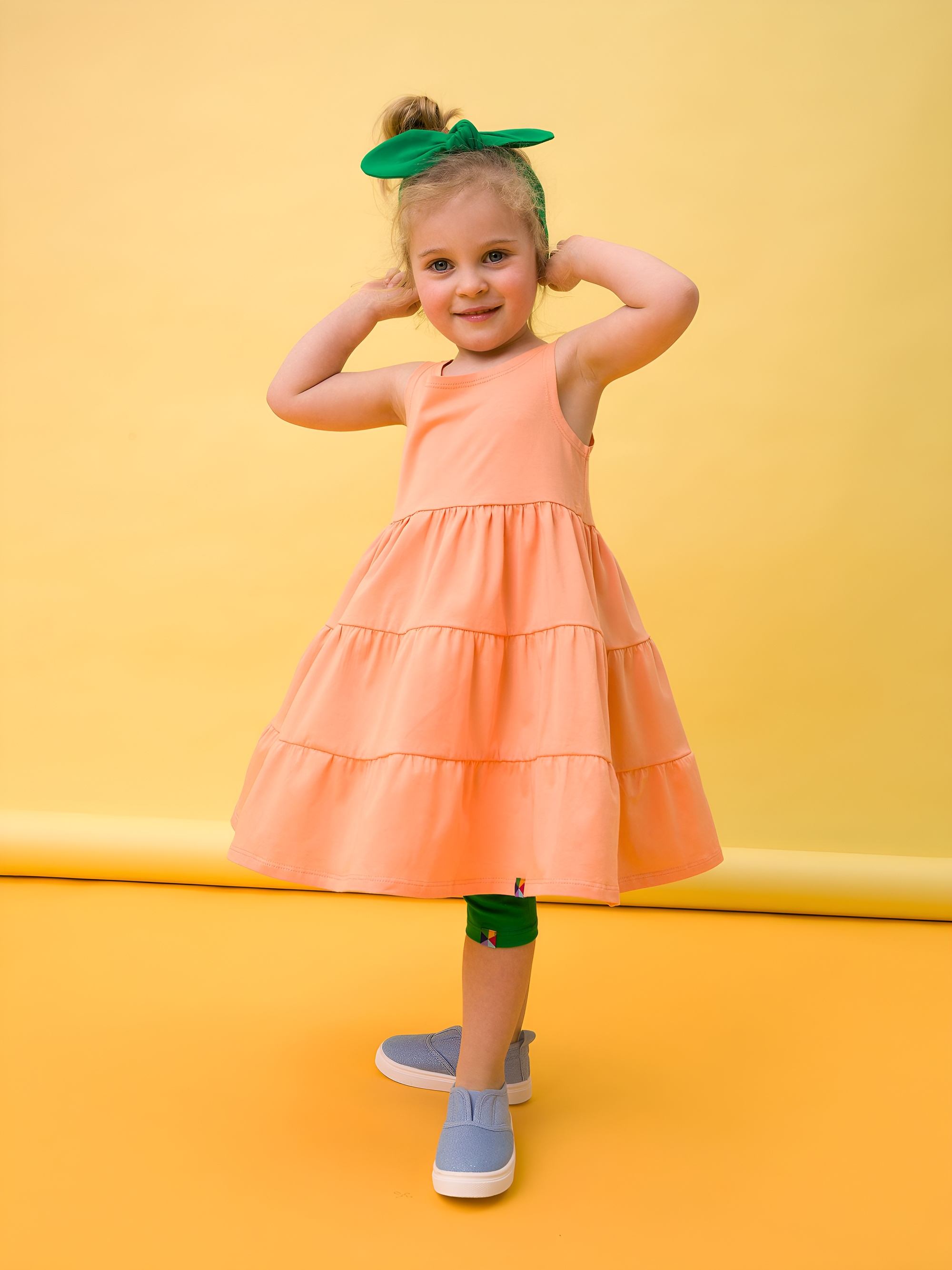 Zielone legginsy 3/4