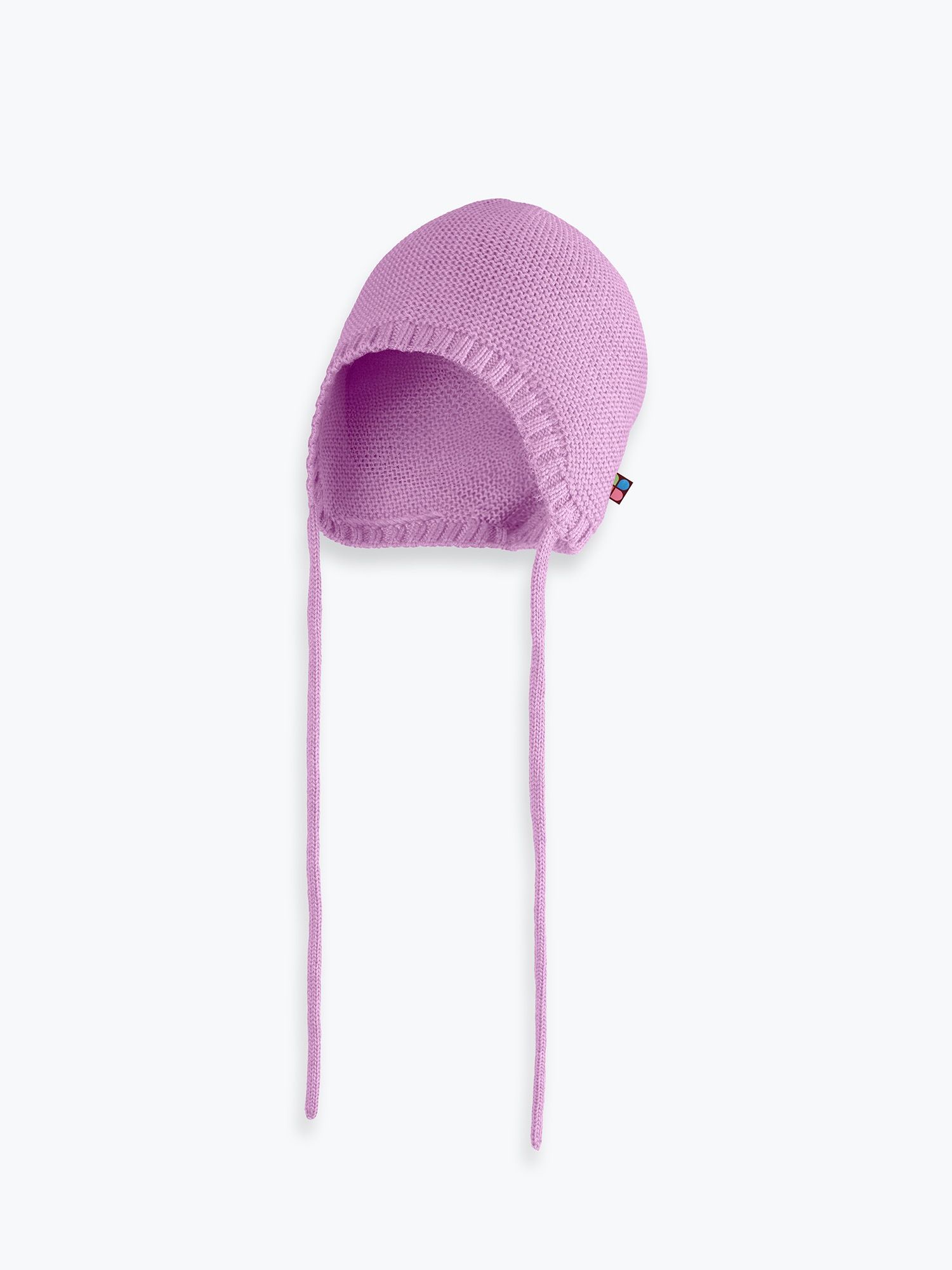 Light purple merino wool hat without lining Baby