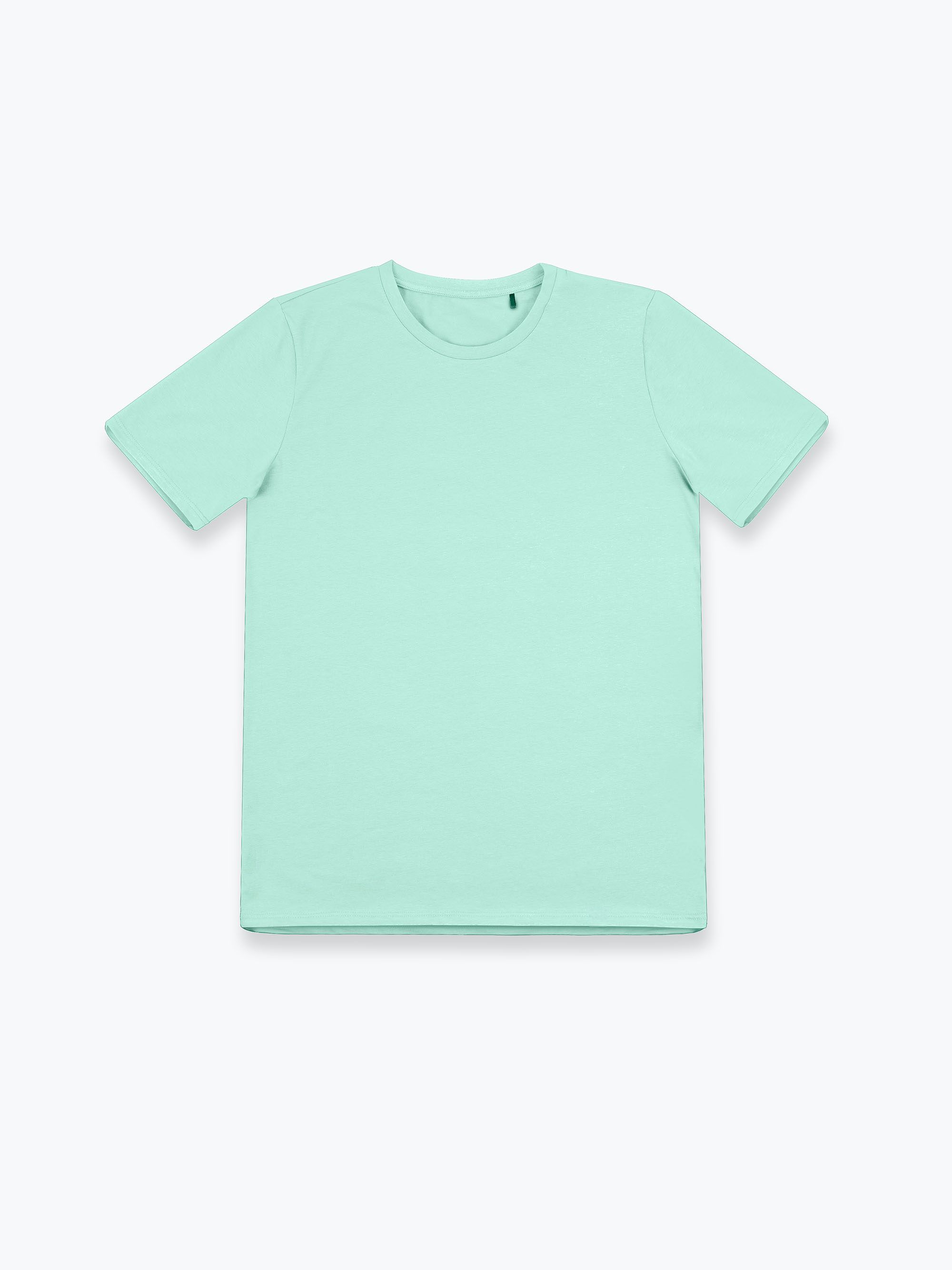 Miętowy T-shirt męski