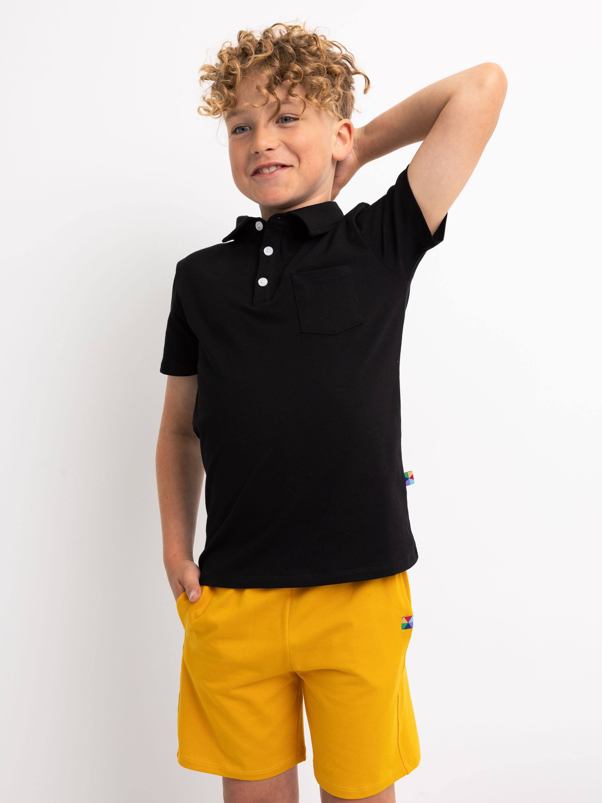 Czarna koszulka polo