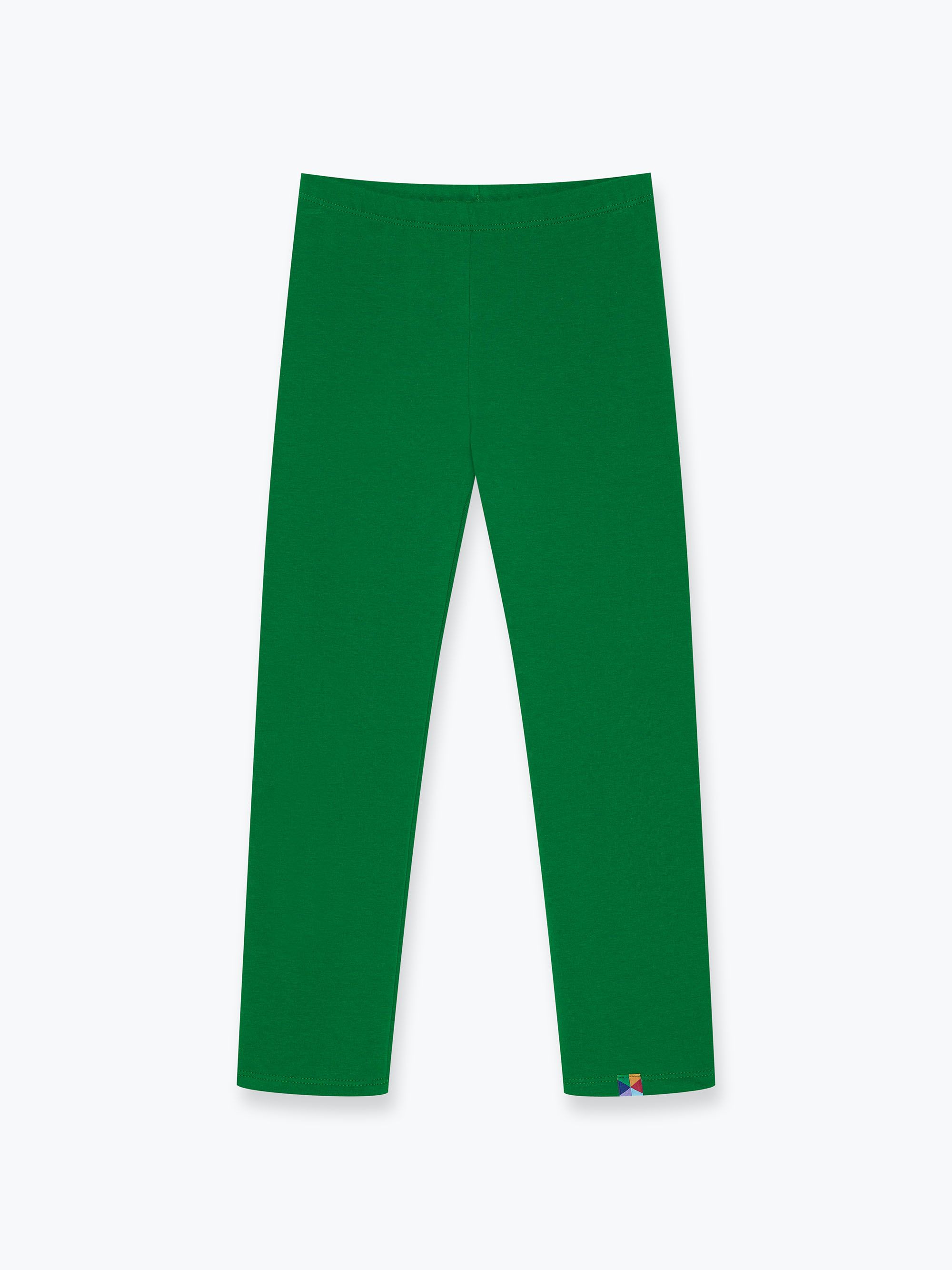 Zielone legginsy z meszkiem