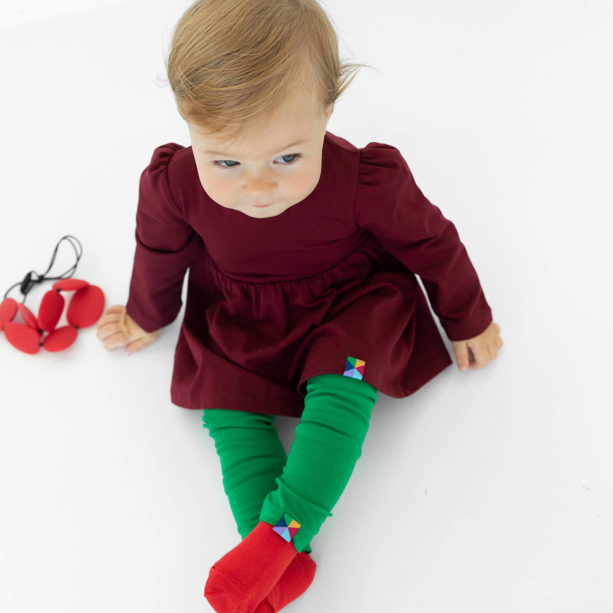 Zielone legginsy