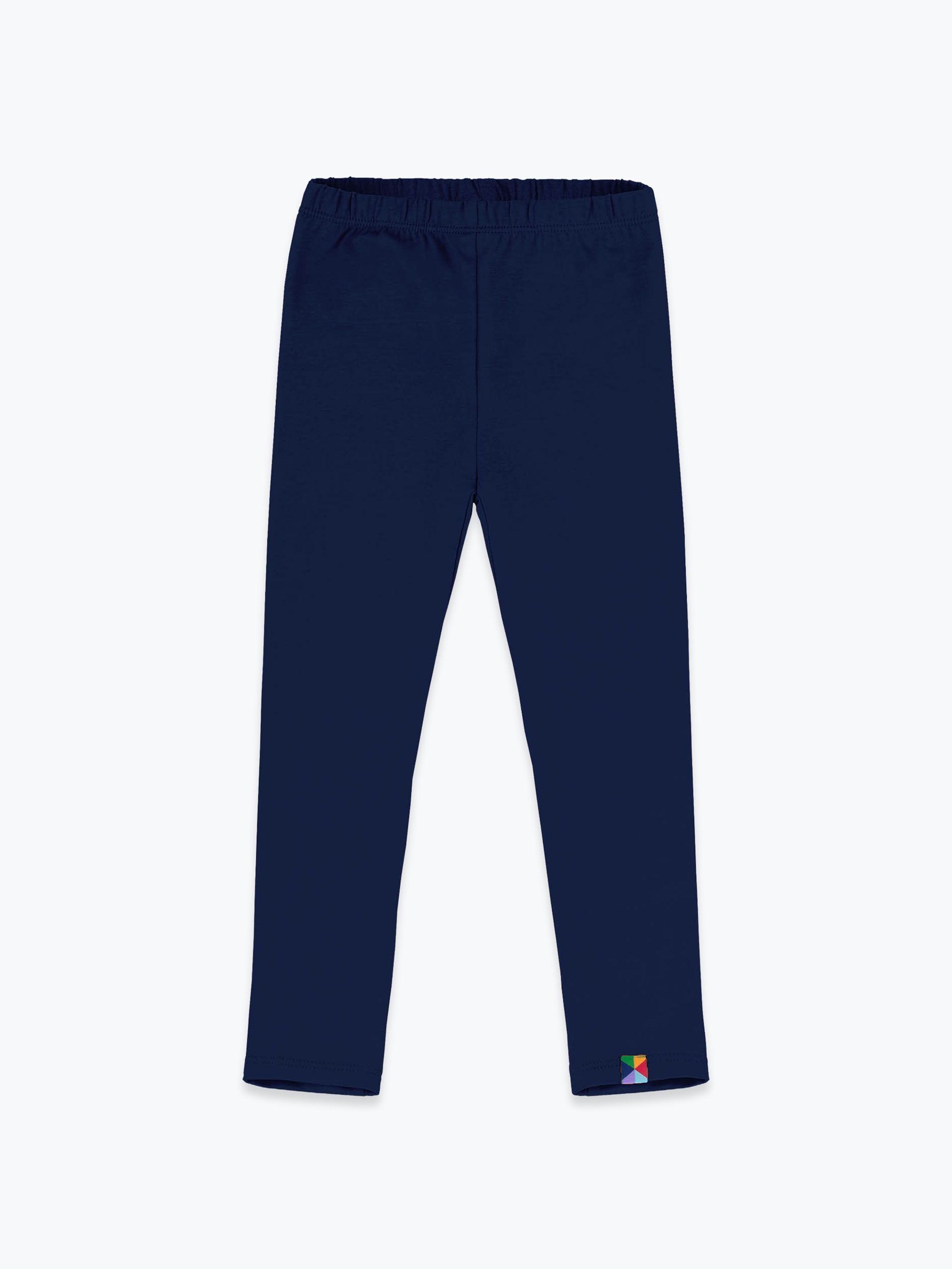 Granatowe legginsy grubsze Junior