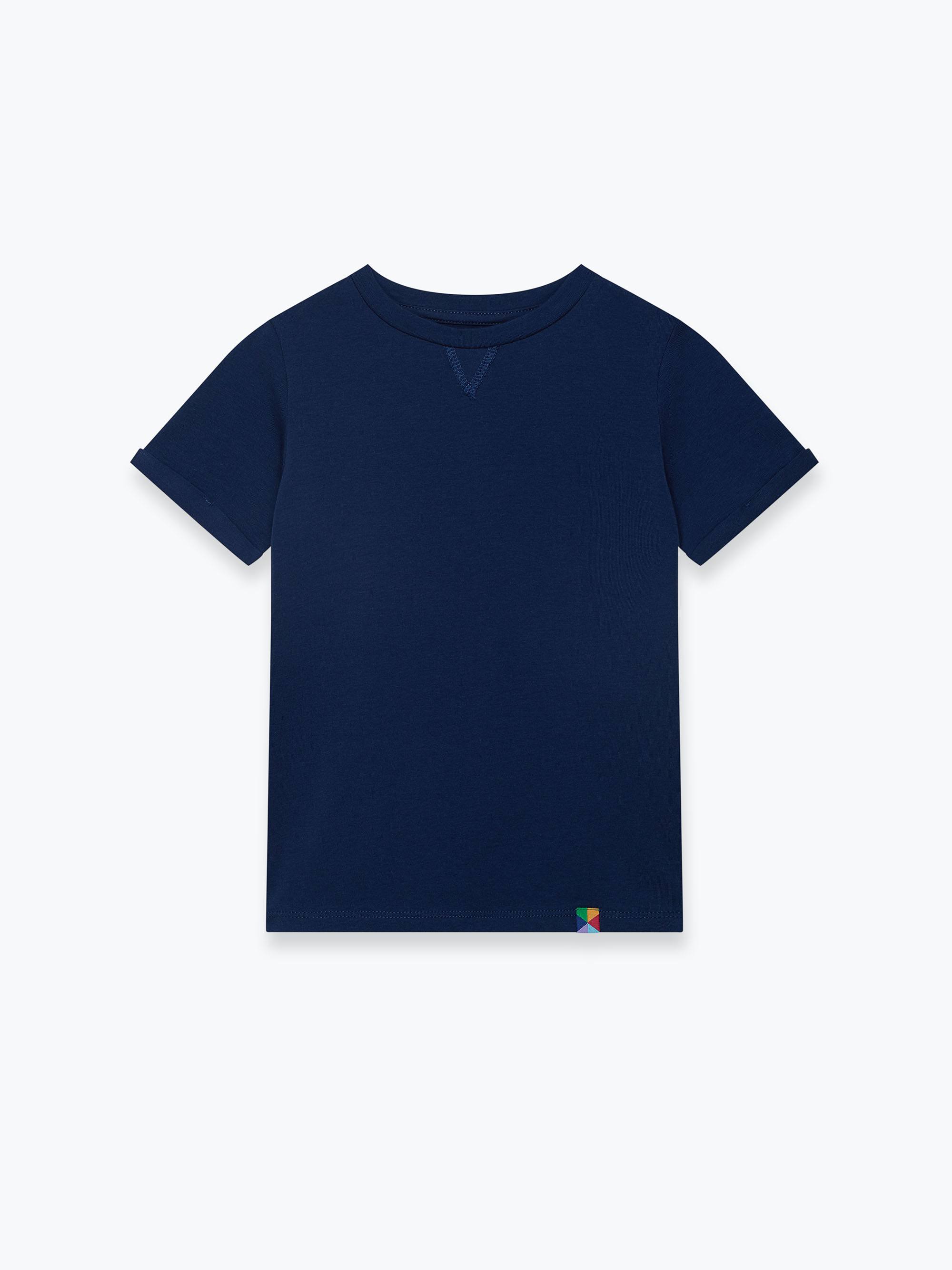 Granatowy T-shirt