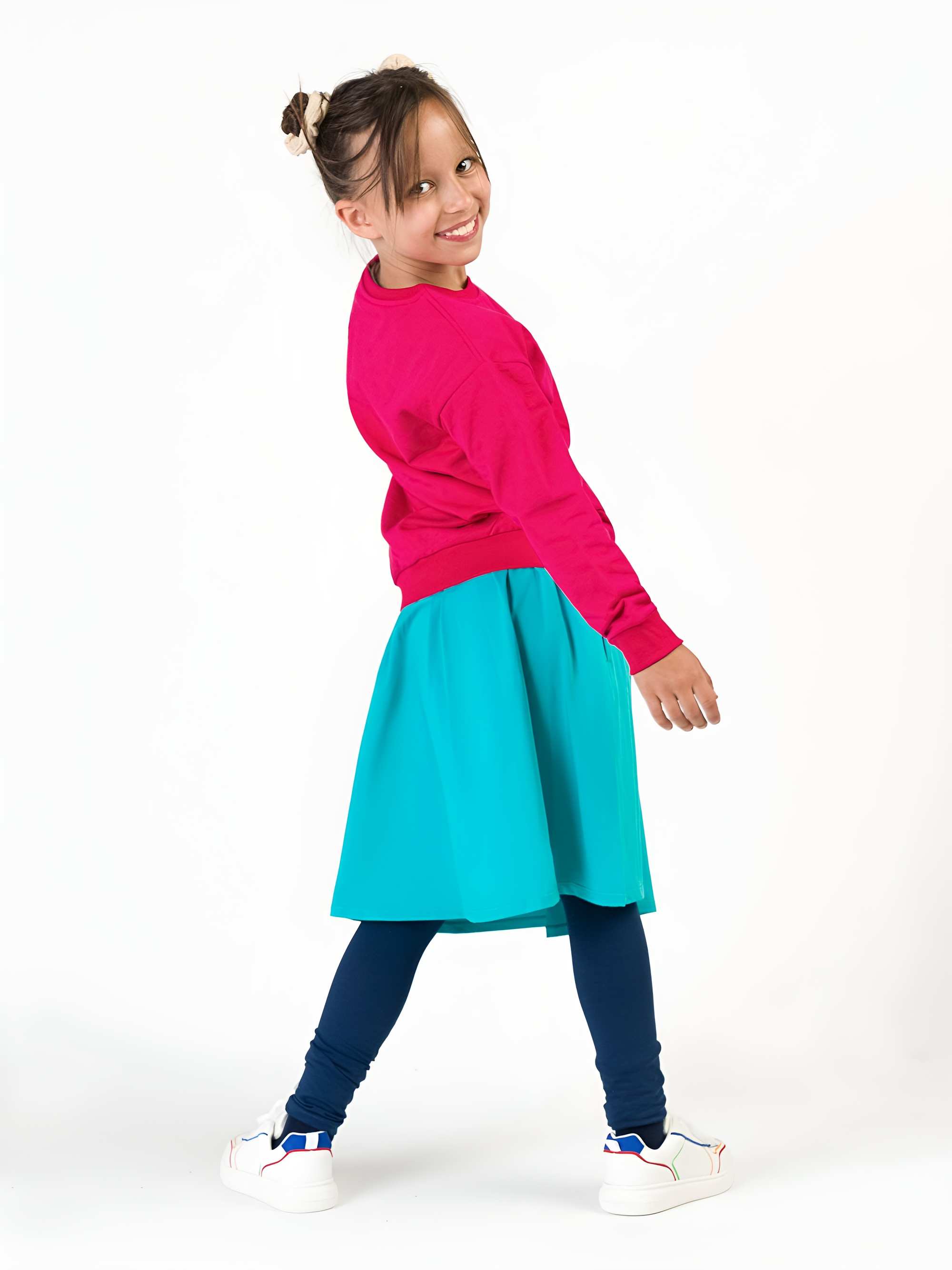 Granatowe legginsy