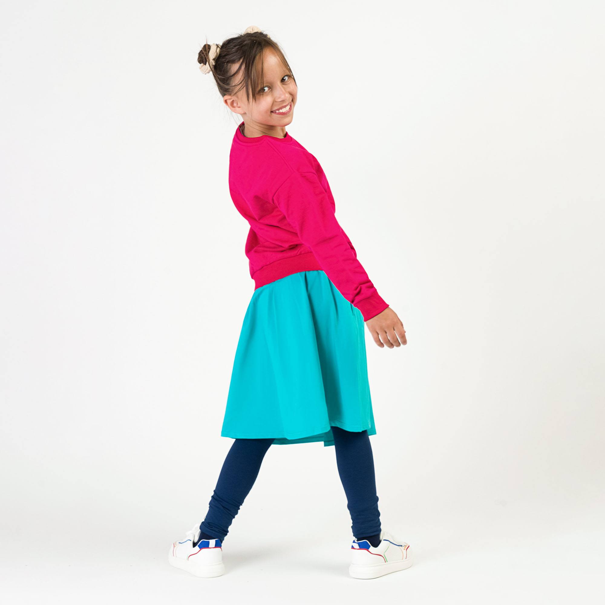Granatowe legginsy