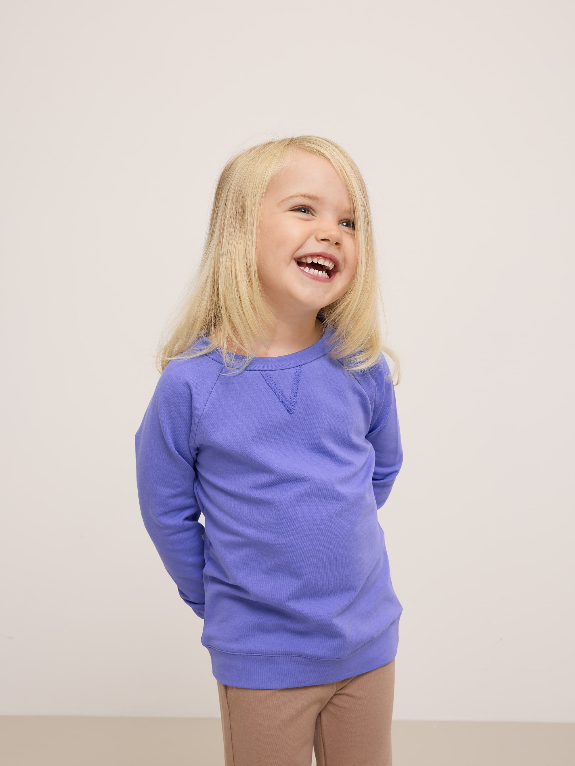 Very peri pullover sweatshirt