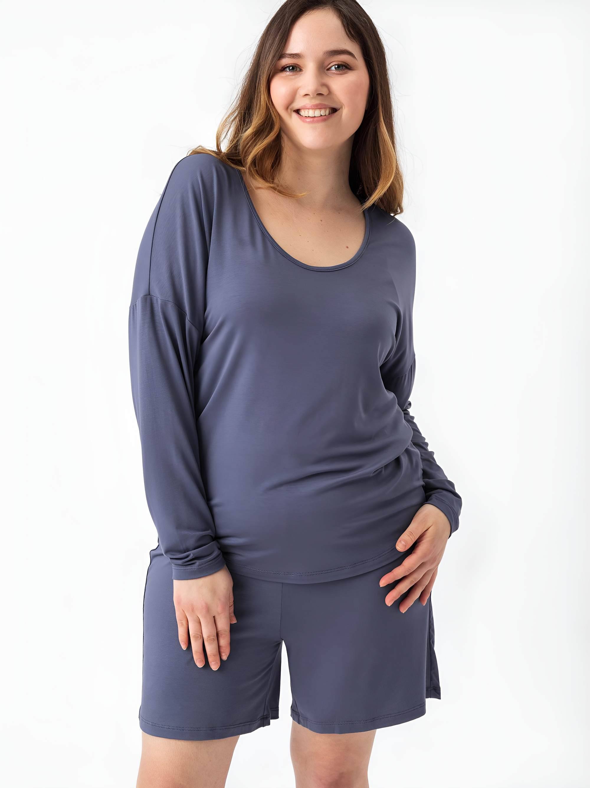 Indigo pajama shorts Women