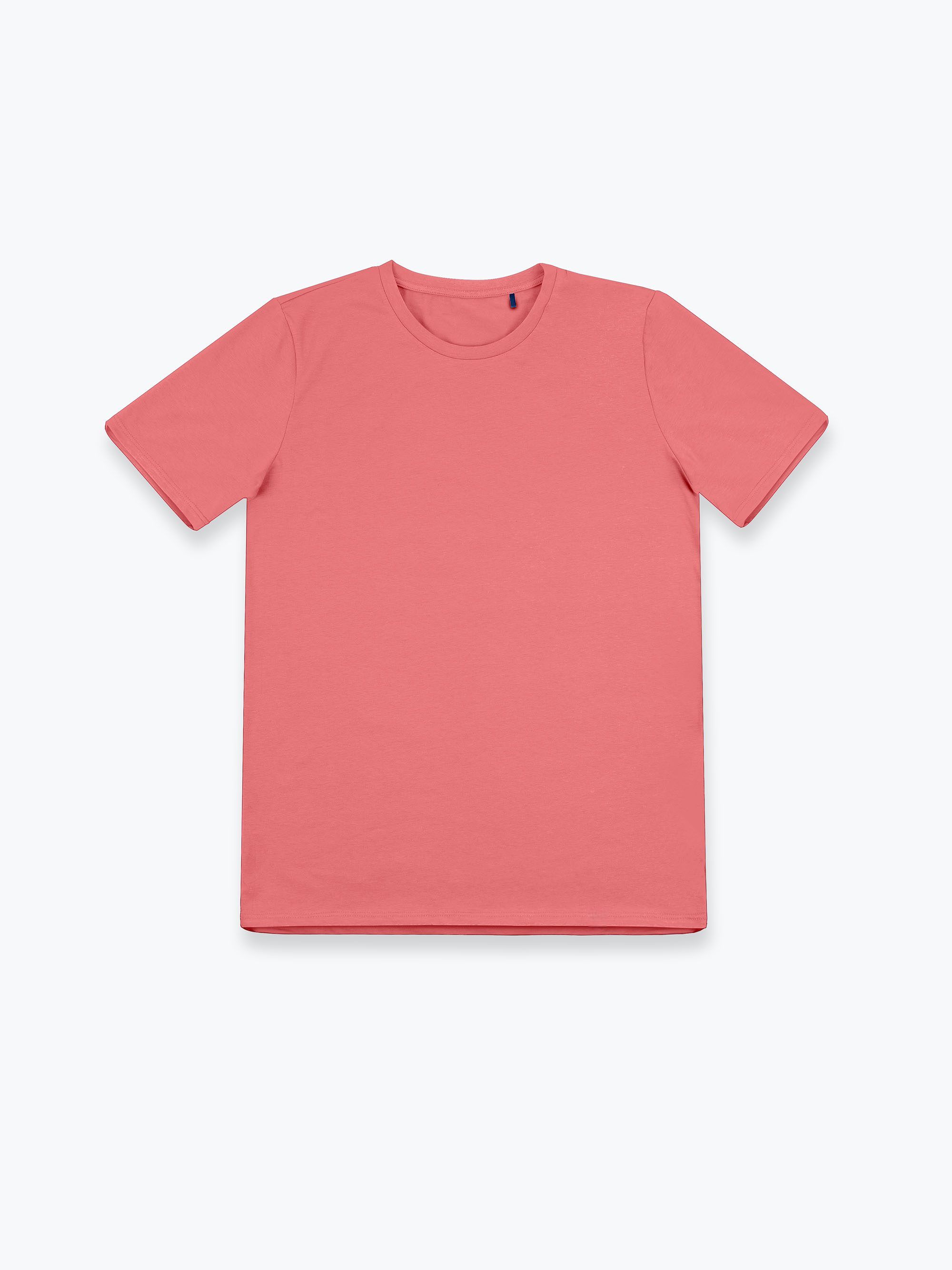 Koralowy T-shirt męski
