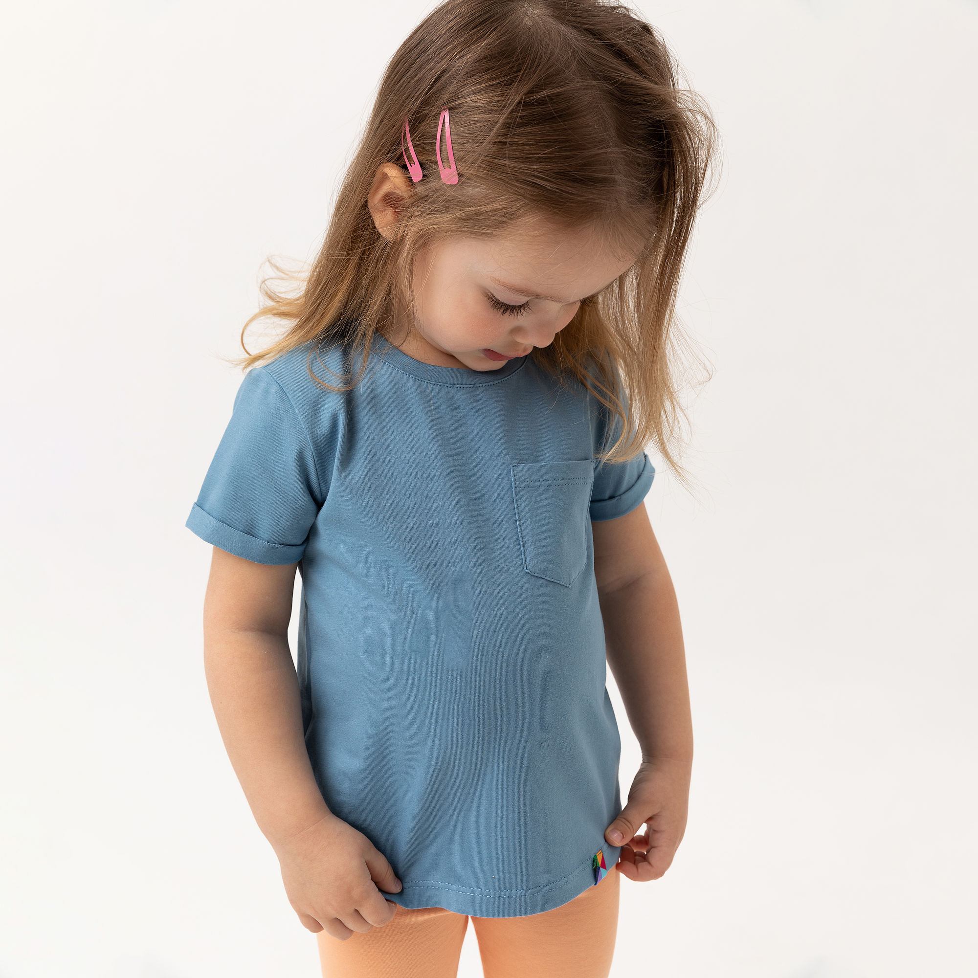 Błękitny T-shirt