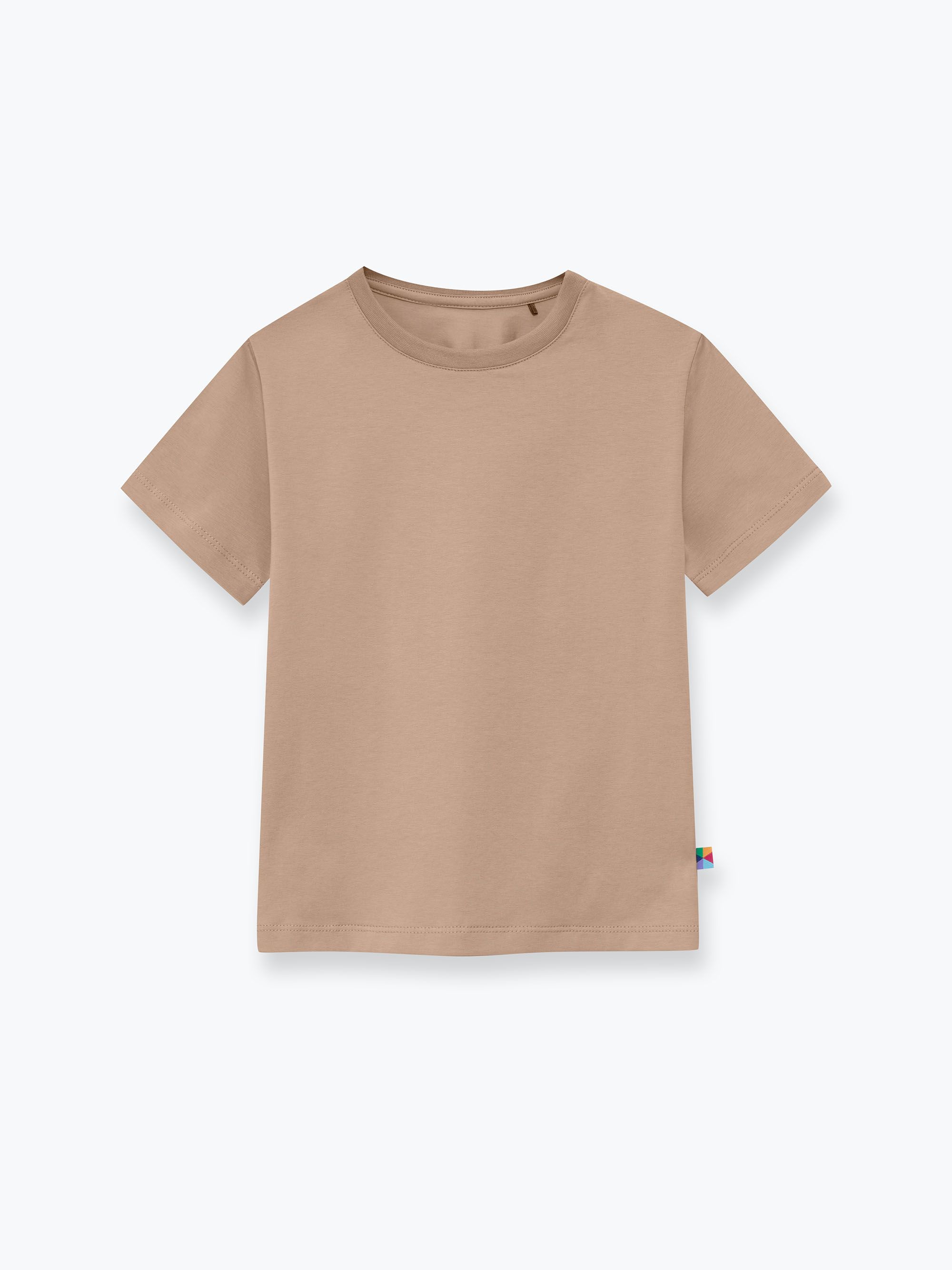 Mocha mousse T-shirt ze ściągaczem