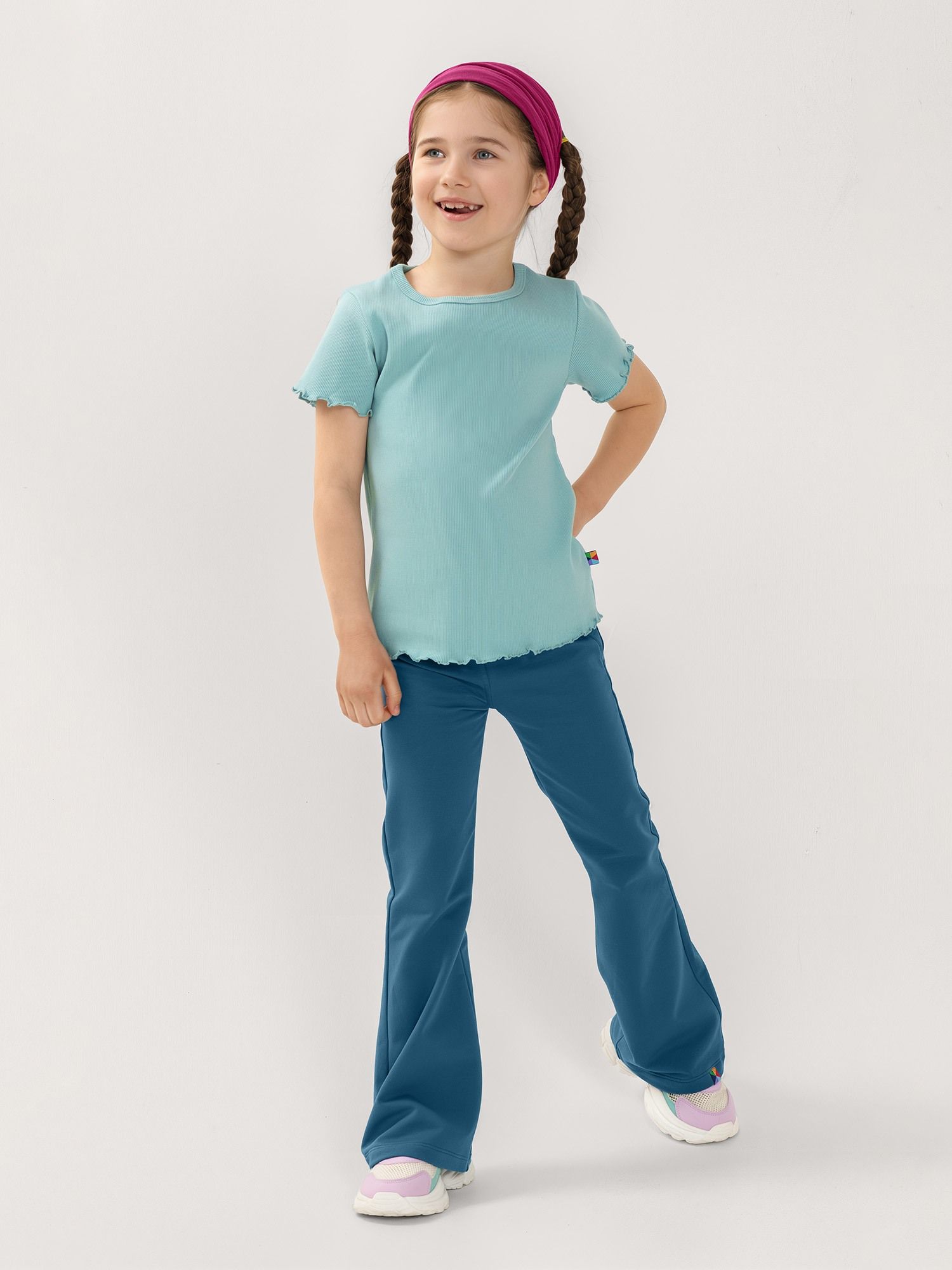 Dark blue Flared pants
