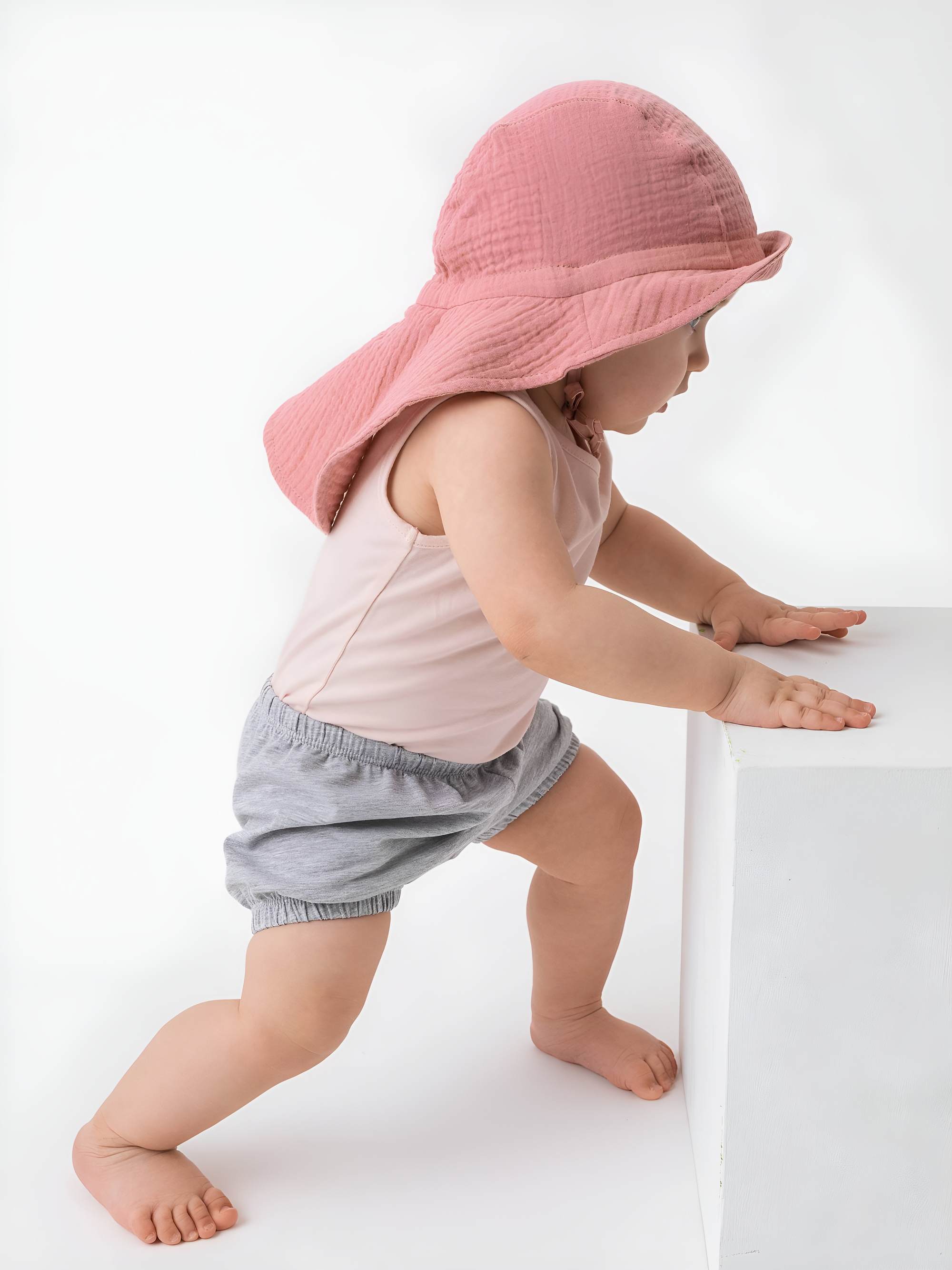 Grey melange bloomers