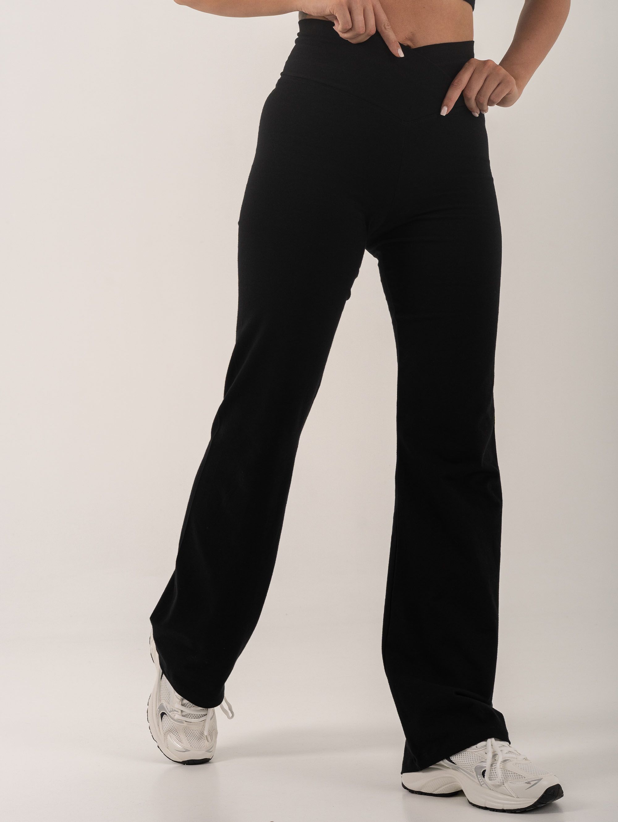 Black Active Stretch Leggings Women SHORT