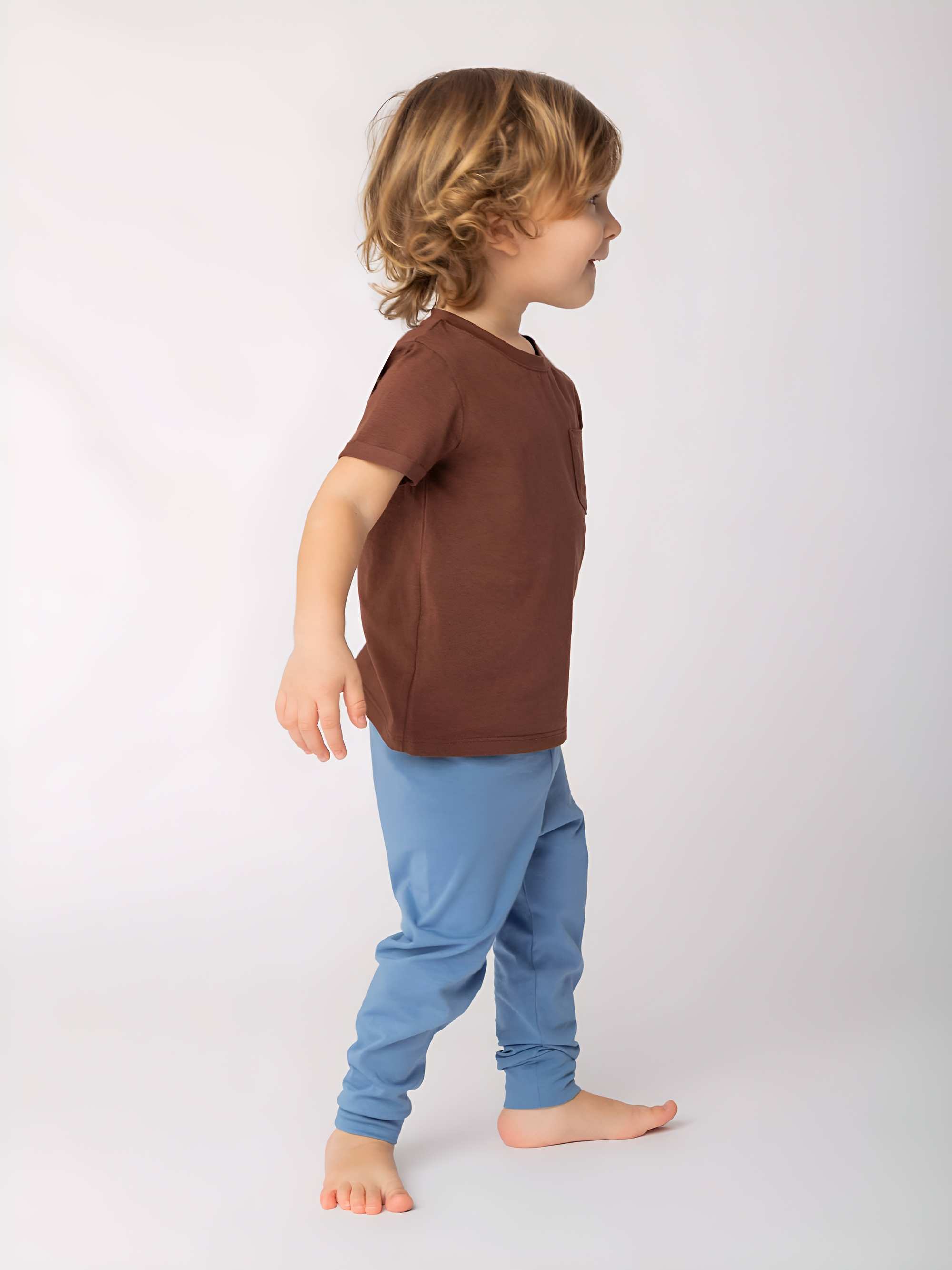 Sky blue jersey pants