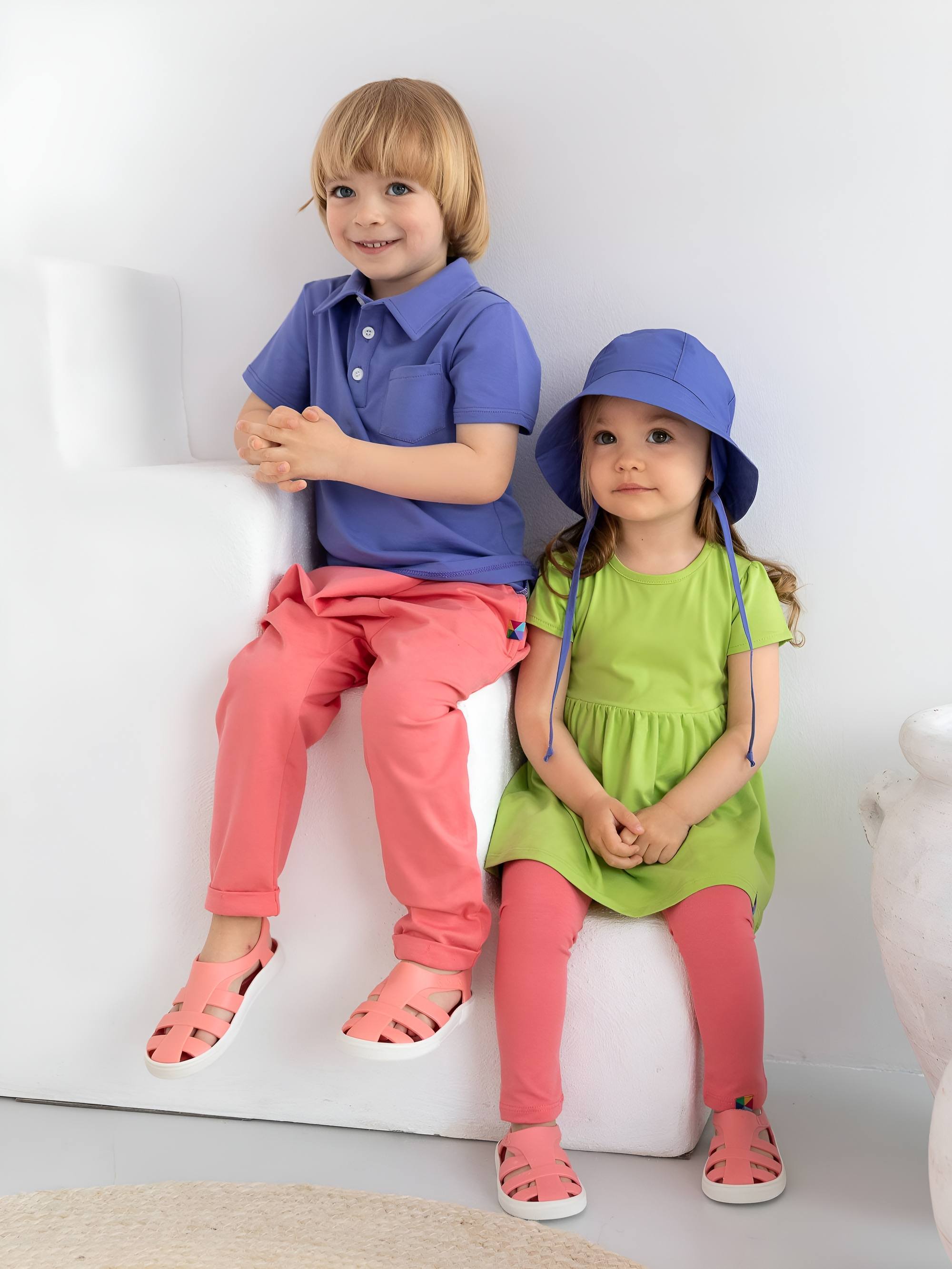 Barwinkowa koszulka polo