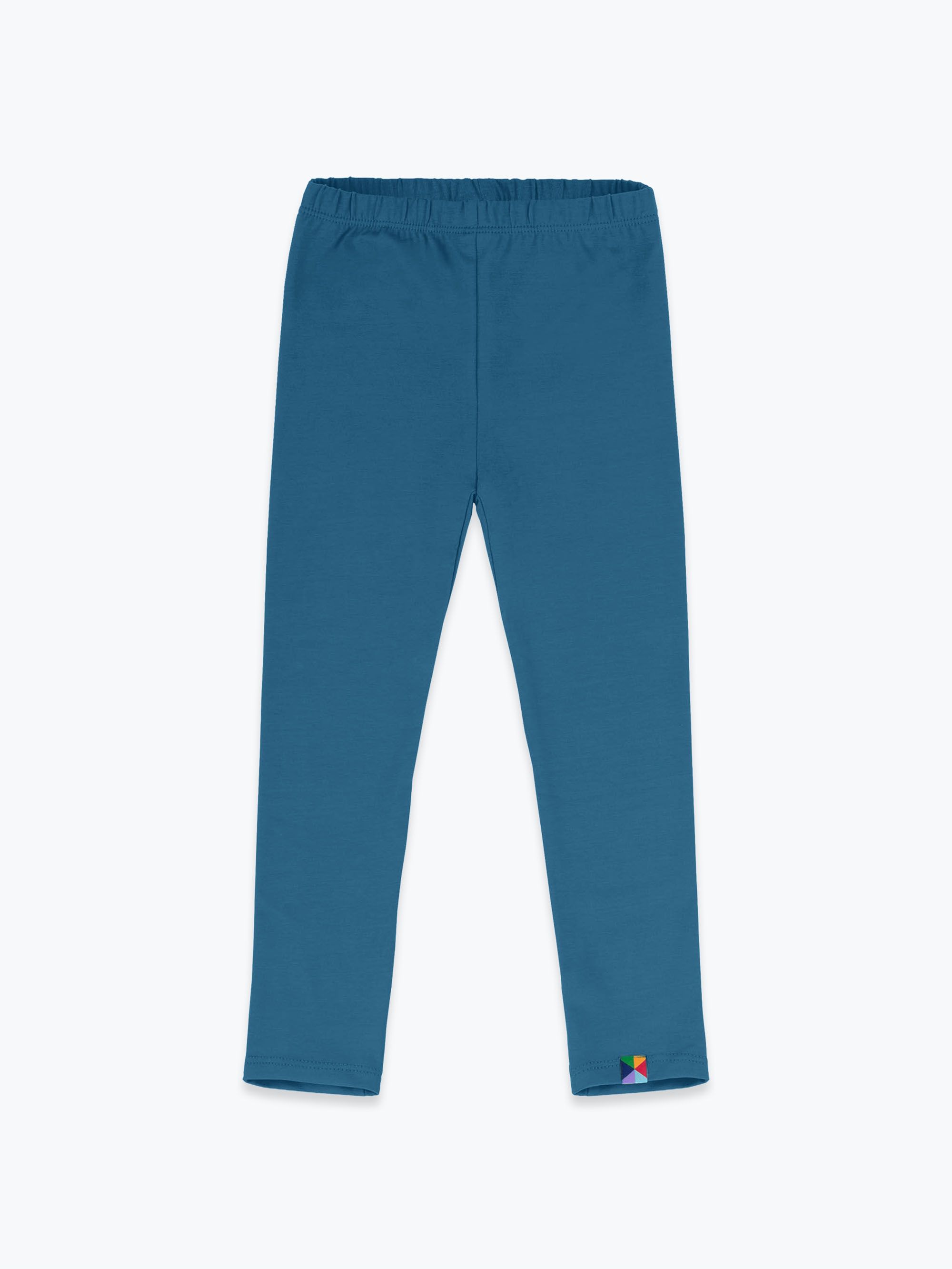 Ciemnoniebieskie legginsy grubsze Junior