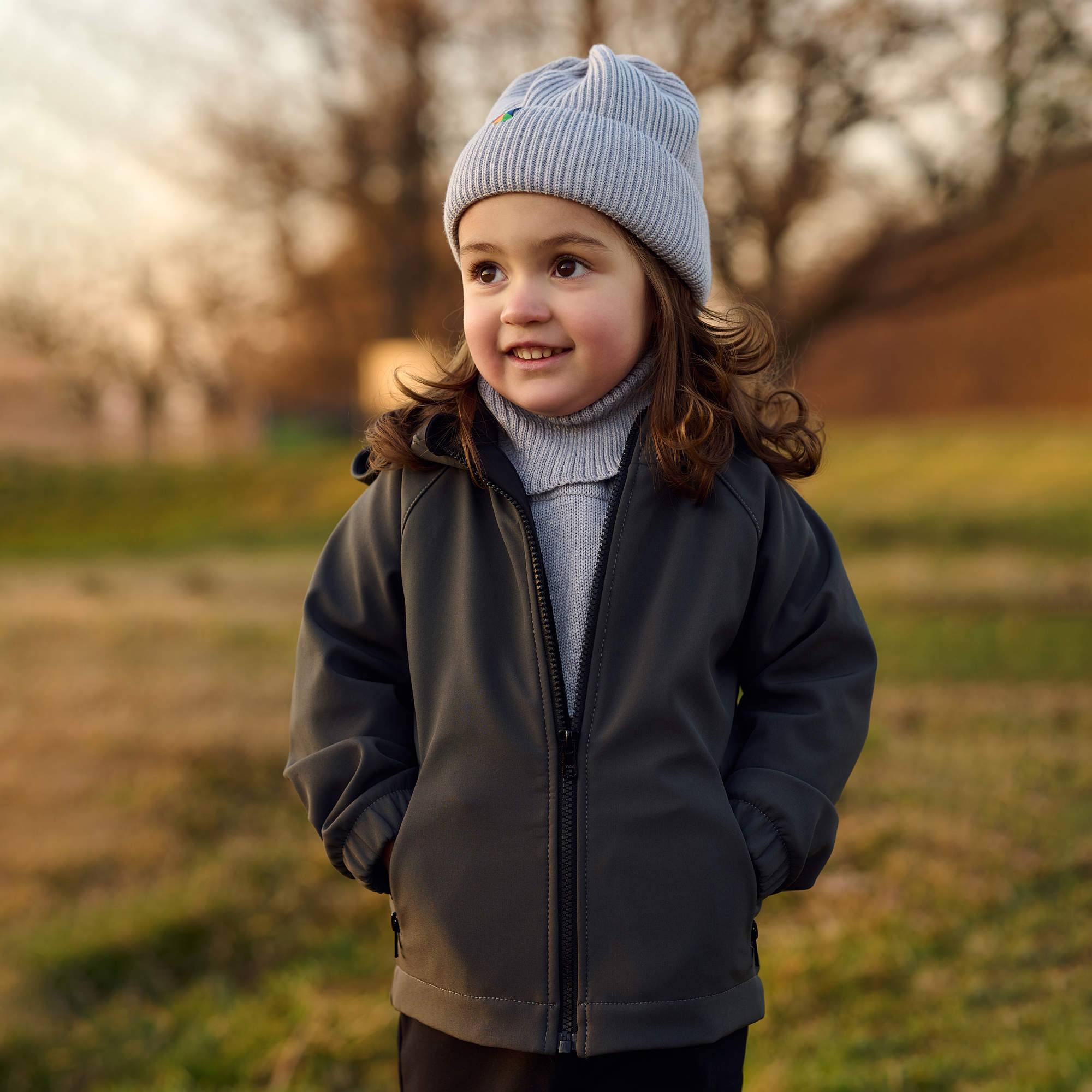Grafitowa kurtka softshell