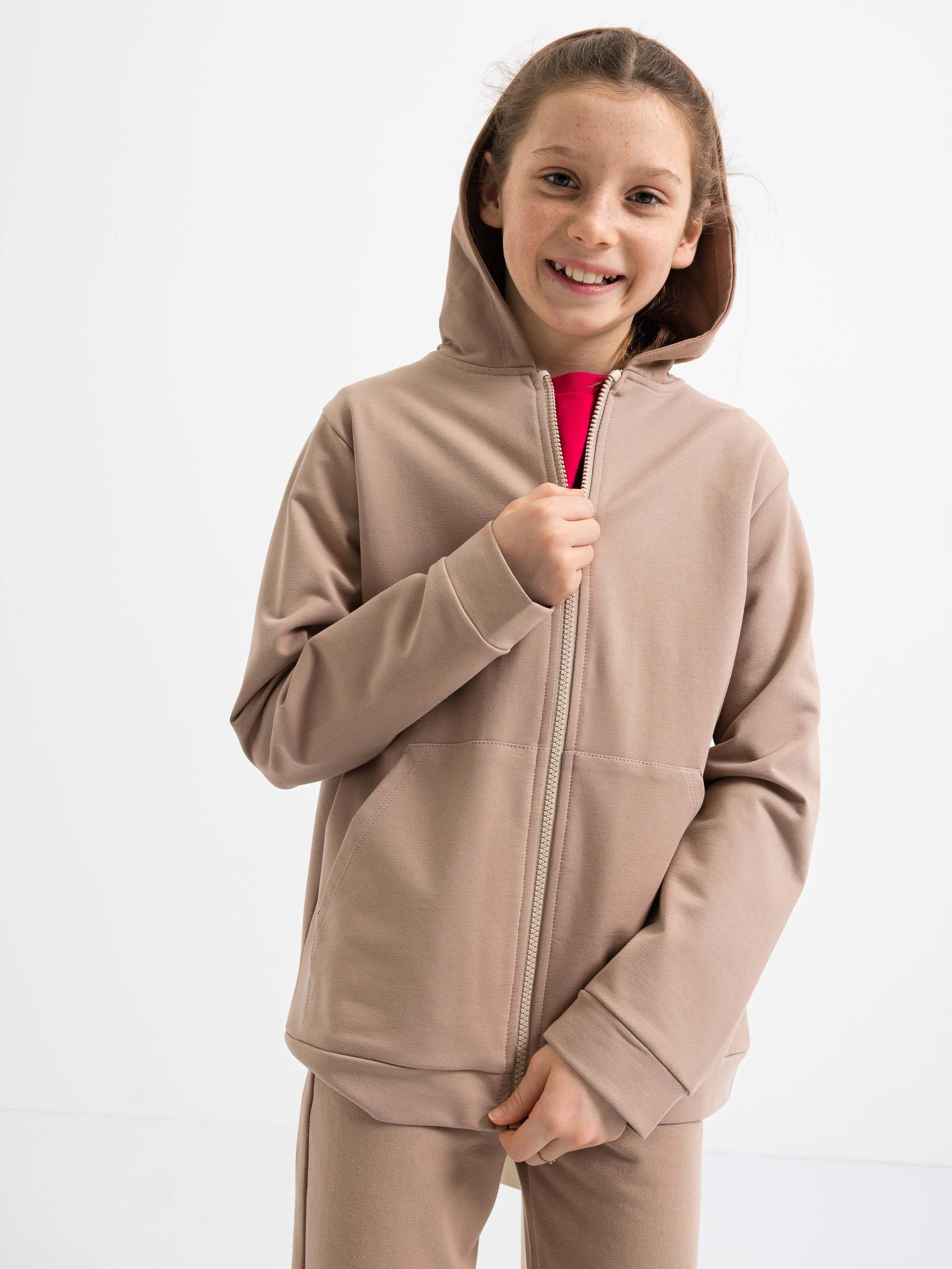Mocha mousse bluza z kapturem