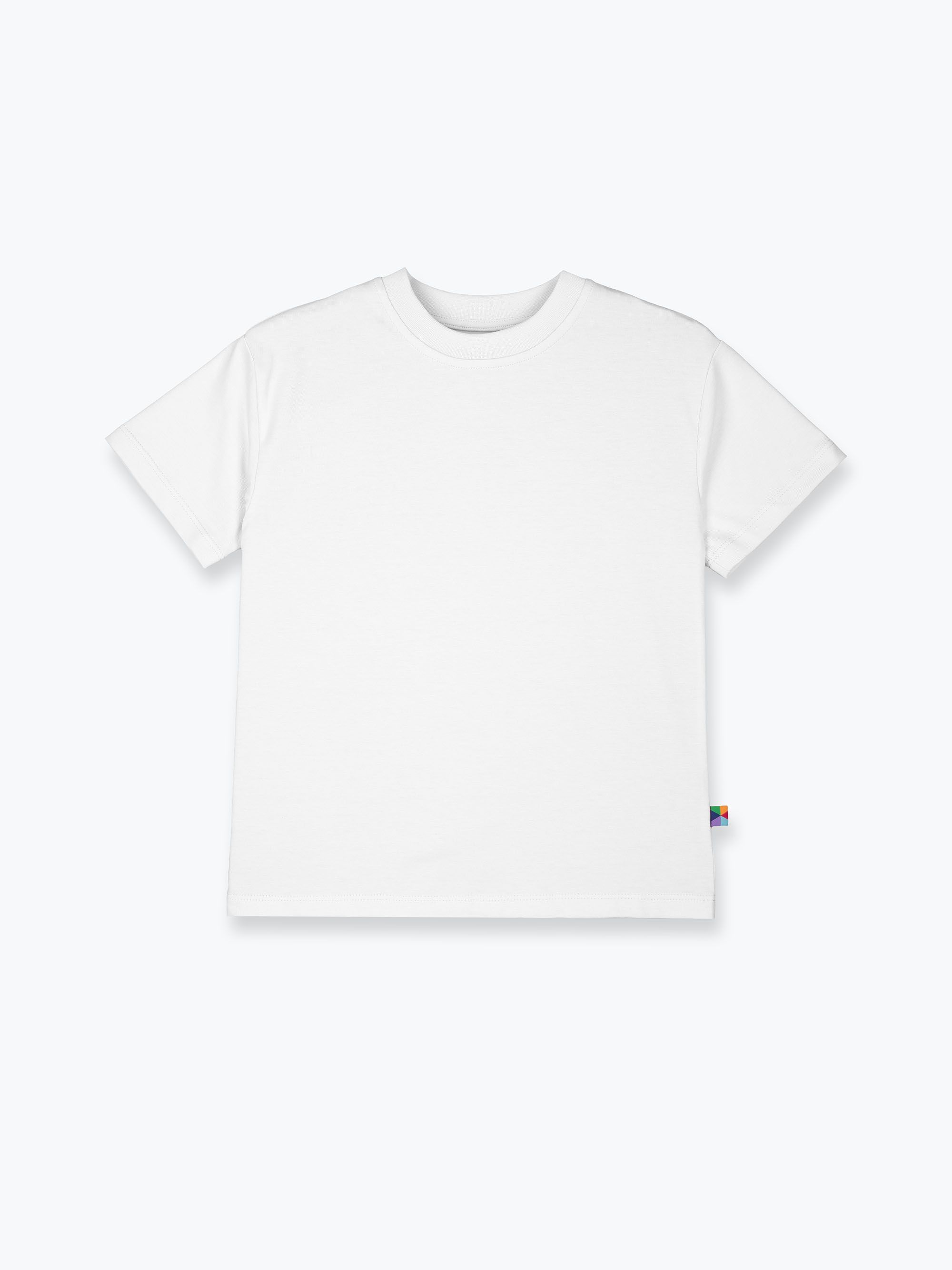 Biały T-shirt oversize