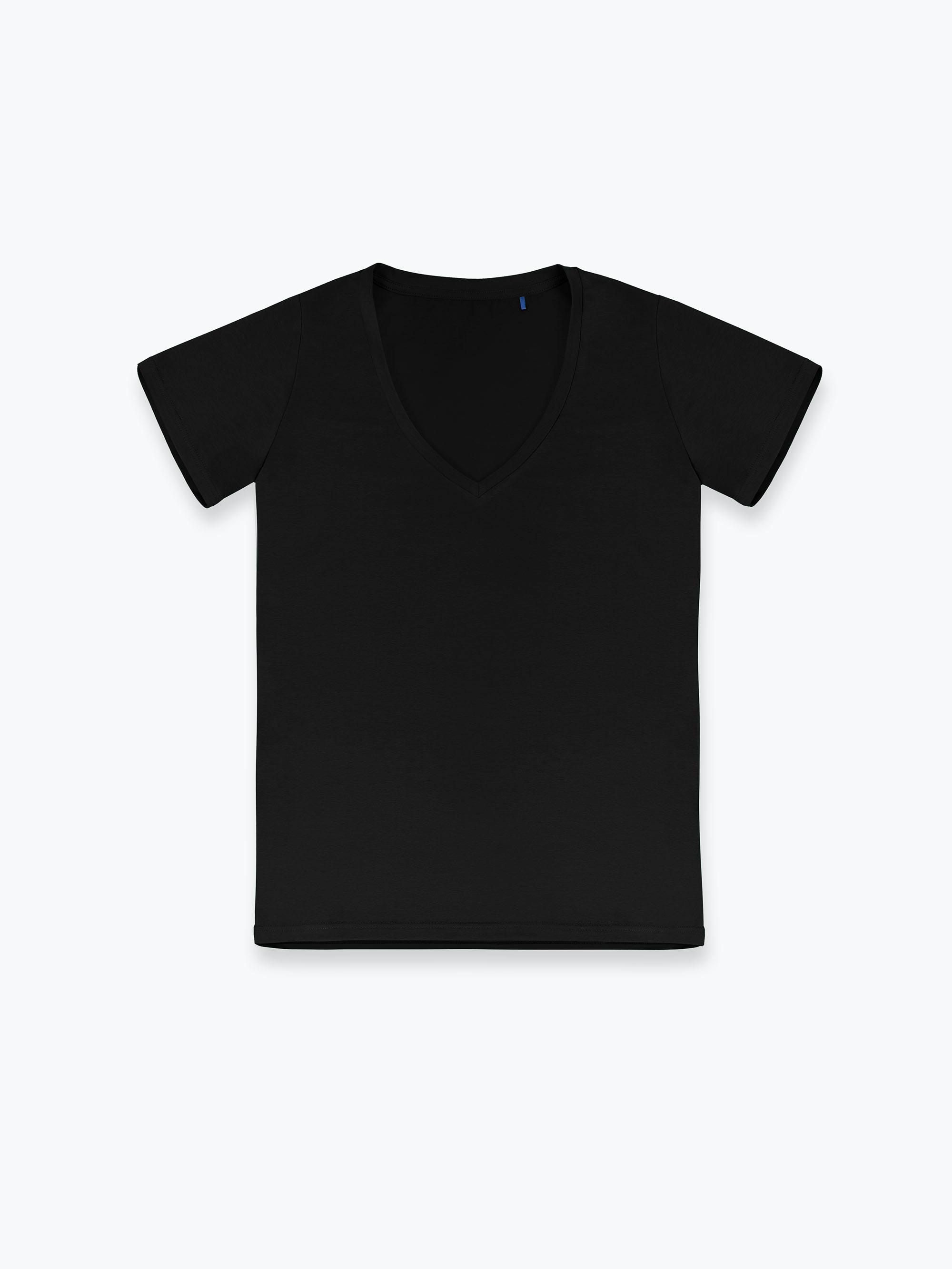 Czarny T-shirt damski