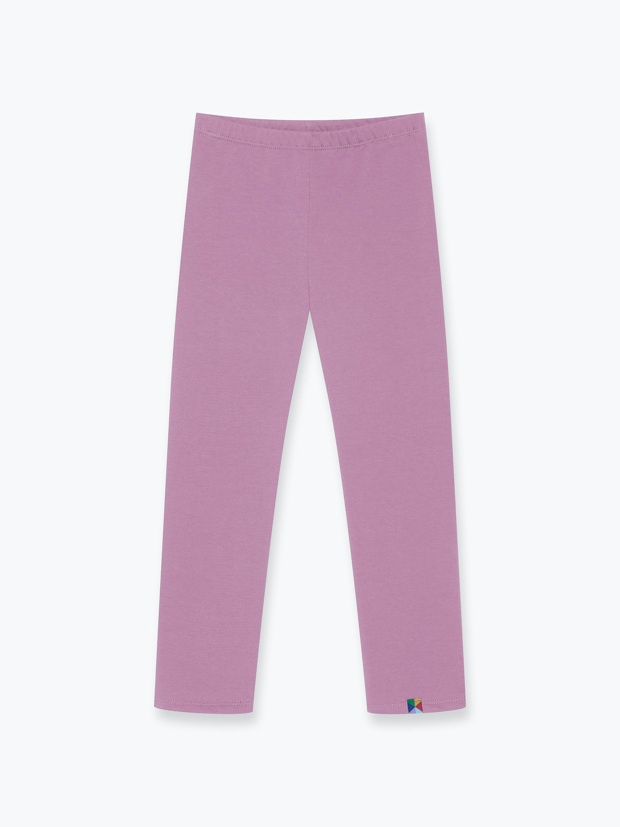 Jasnofioletowe legginsy z meszkiem