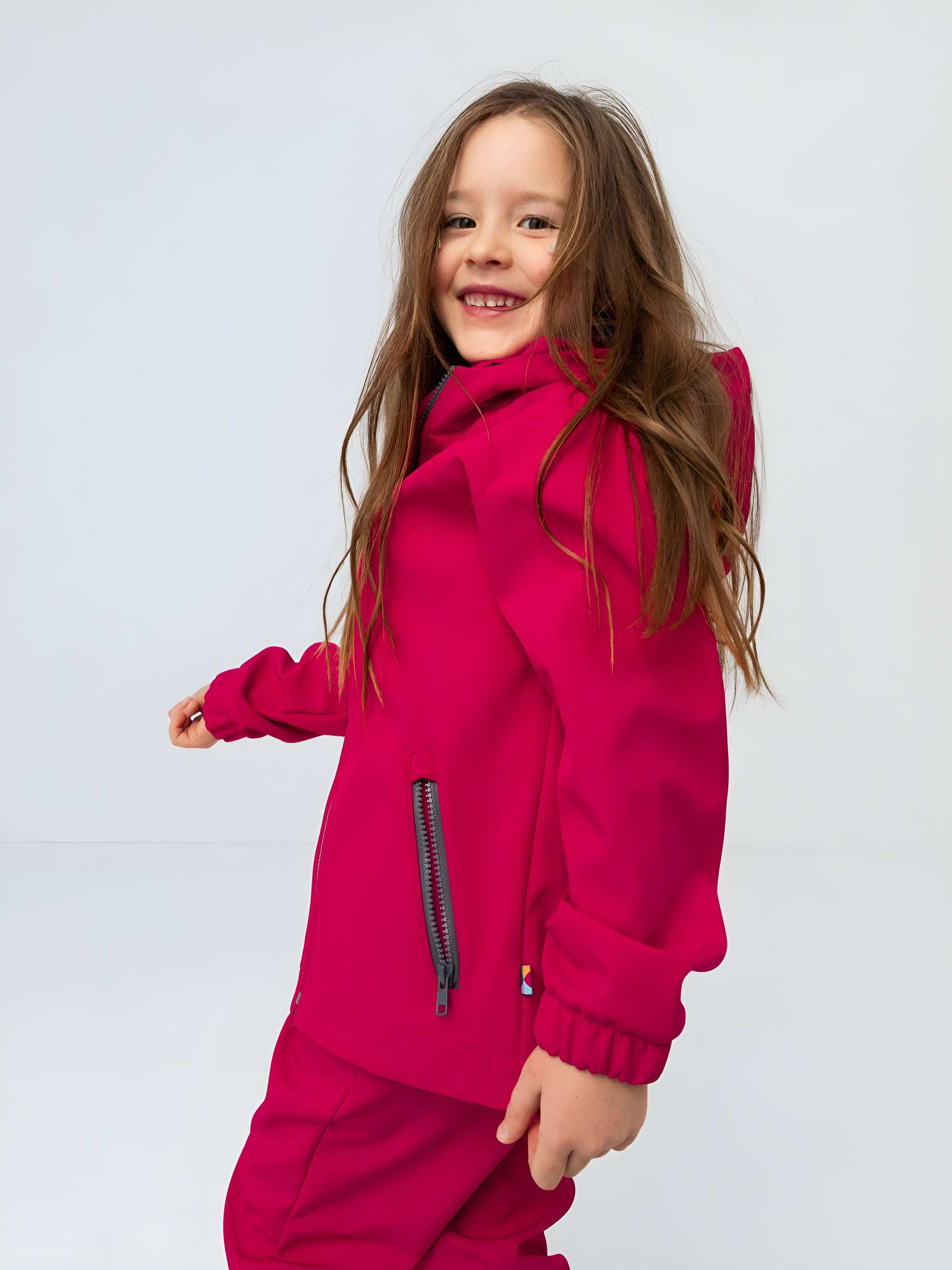 Różowa kurtka softshell
