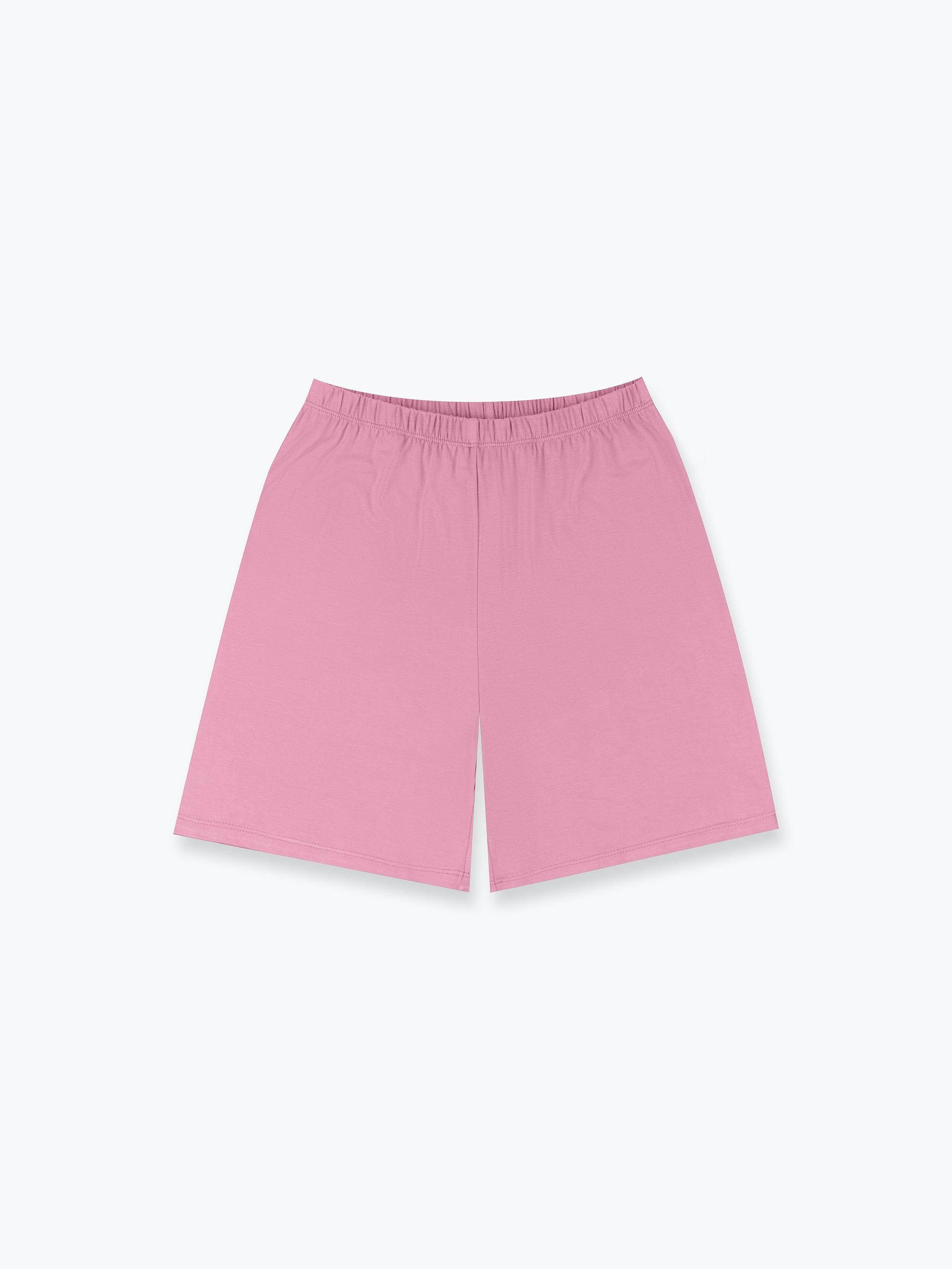 Dusty pink pajama shorts Women