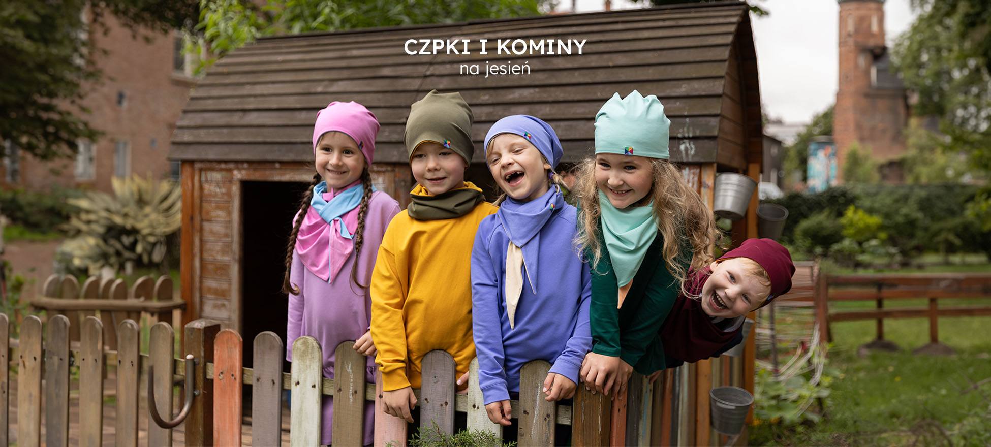 czapki i kominy na jesień