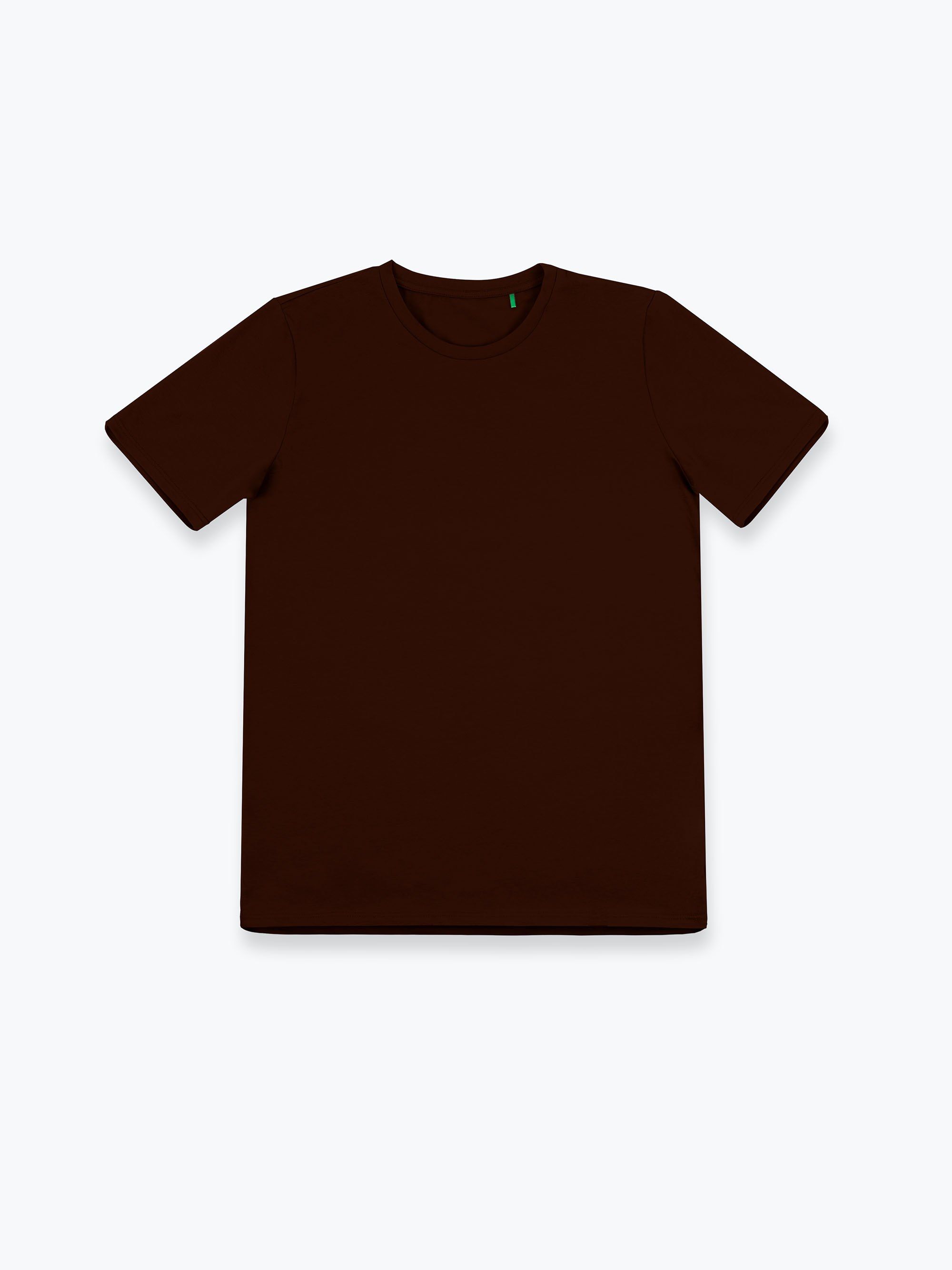Brązowy T-shirt męski