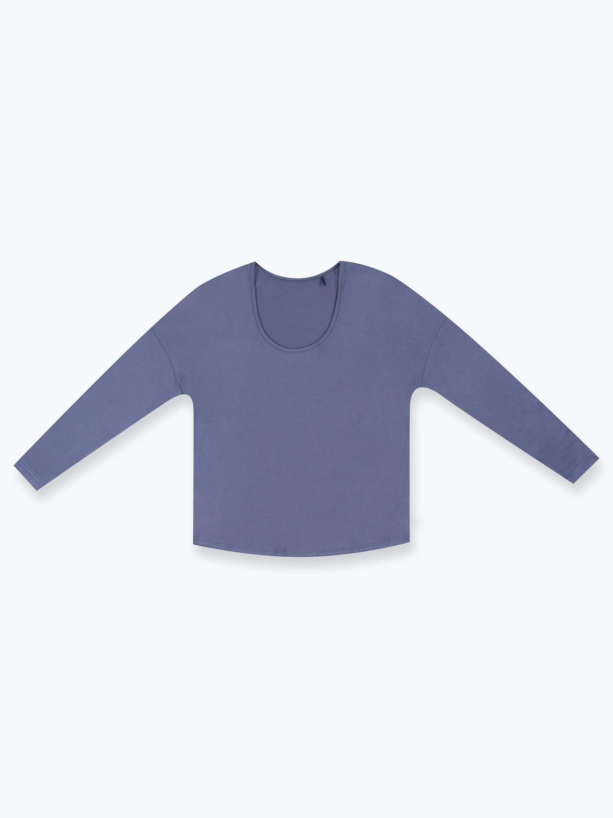Indigo long sleeve pajama top Women
