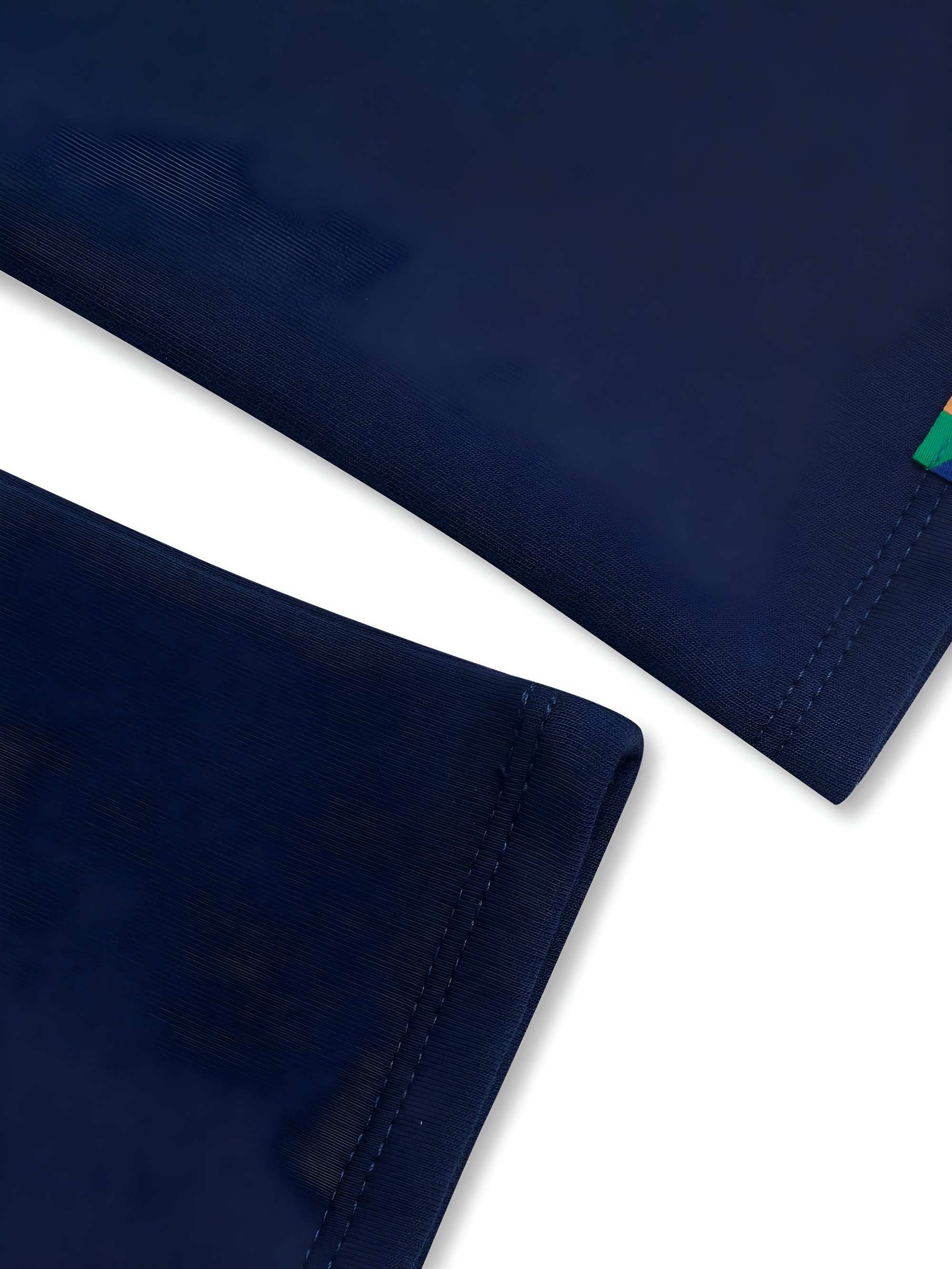 Granatowe legginsy z meszkiem