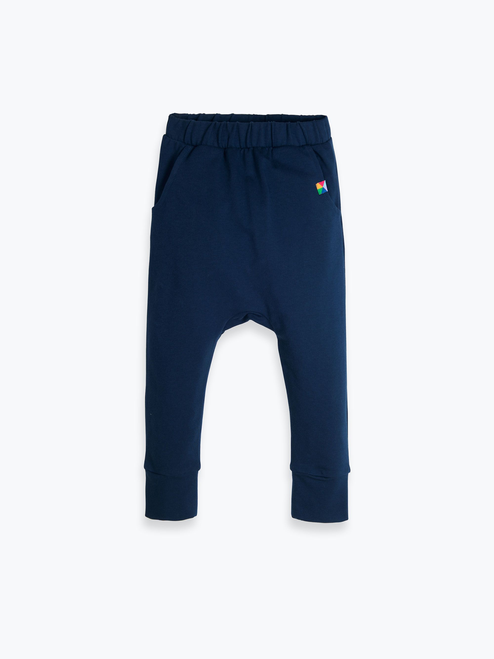 Granatowe spodnie baggy