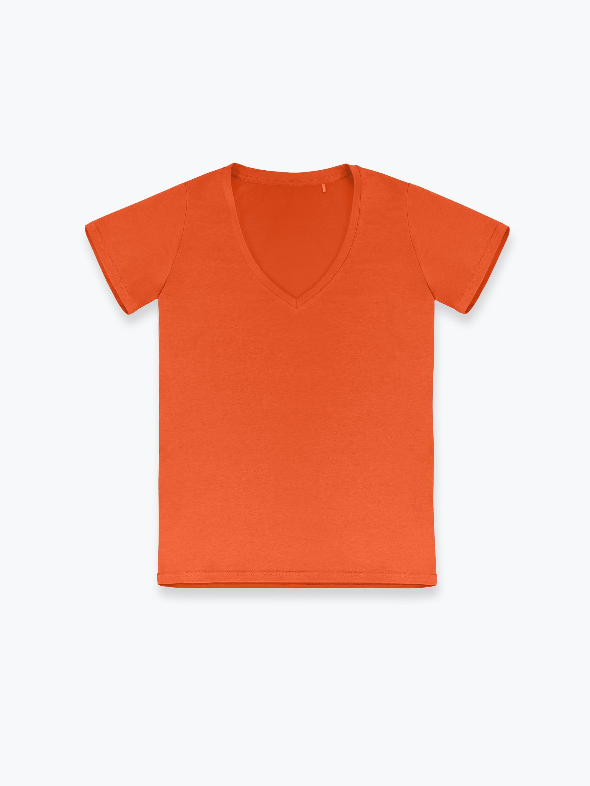 Pomarańczowy T-shirt damski