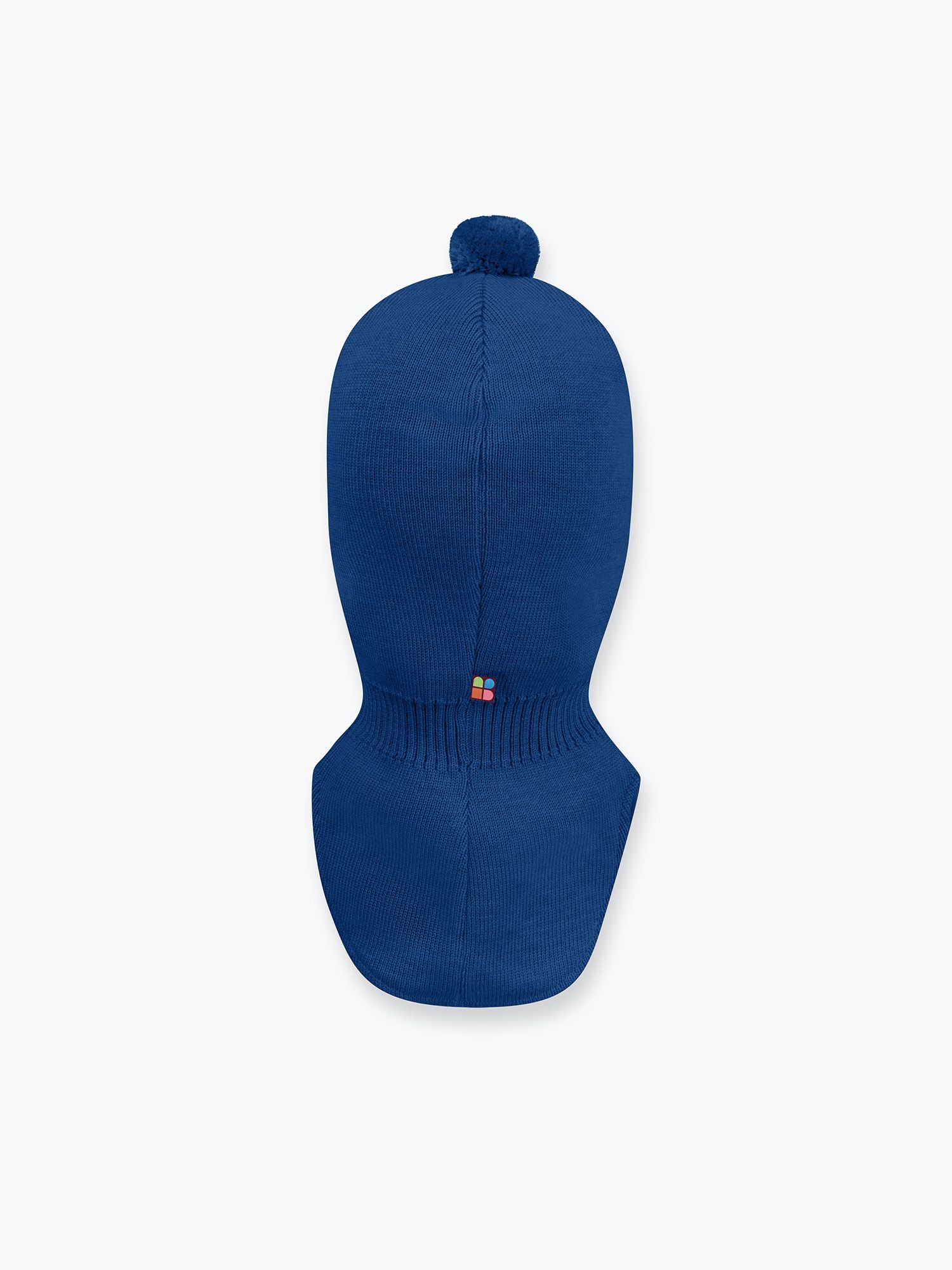 Blue merino wool balaclava Baby
