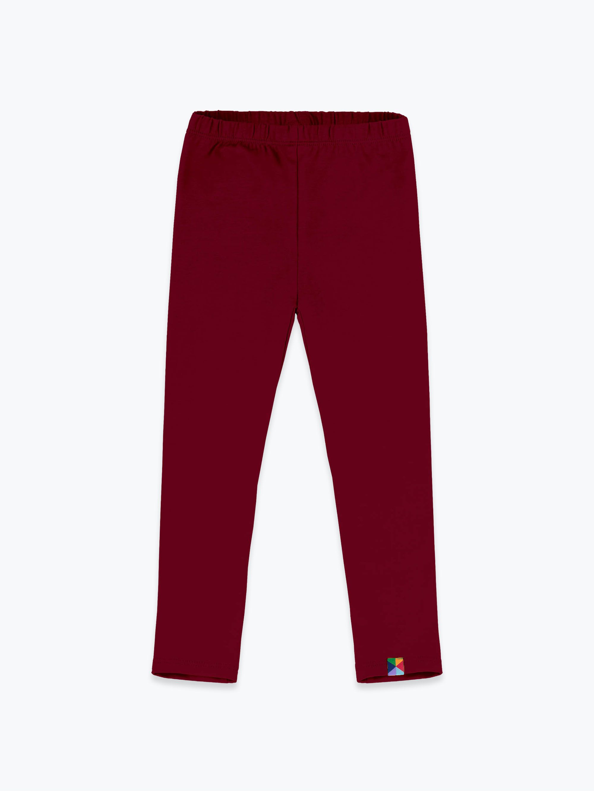 Bordowe legginsy grubsze Junior