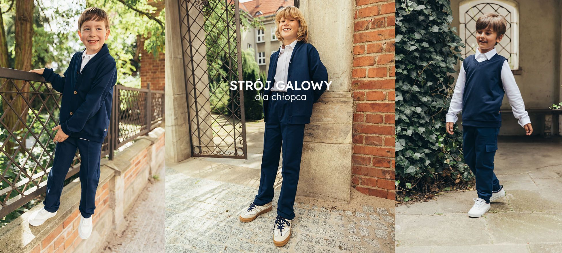 chłopięce stroje galowe