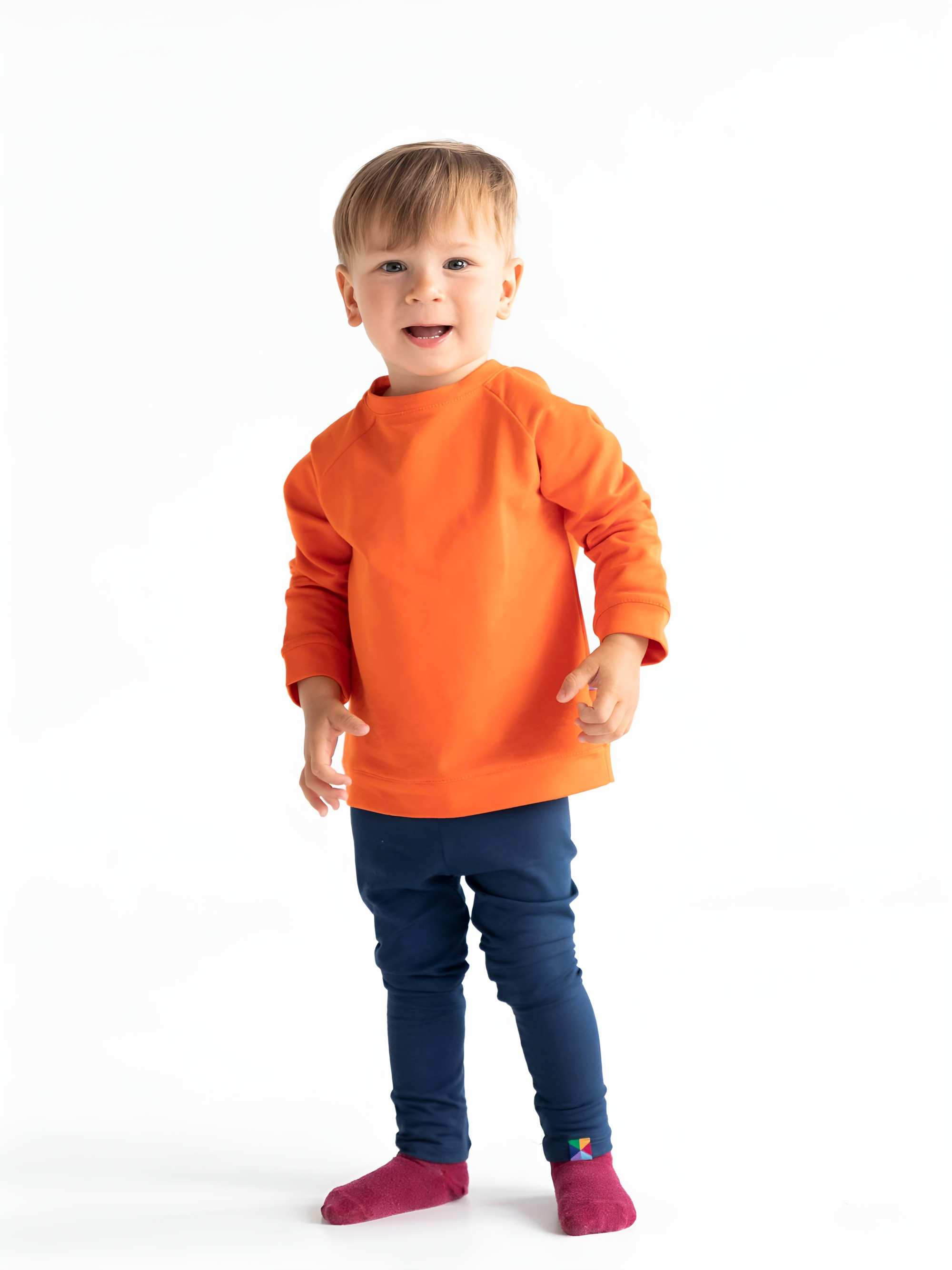 Granatowe legginsy