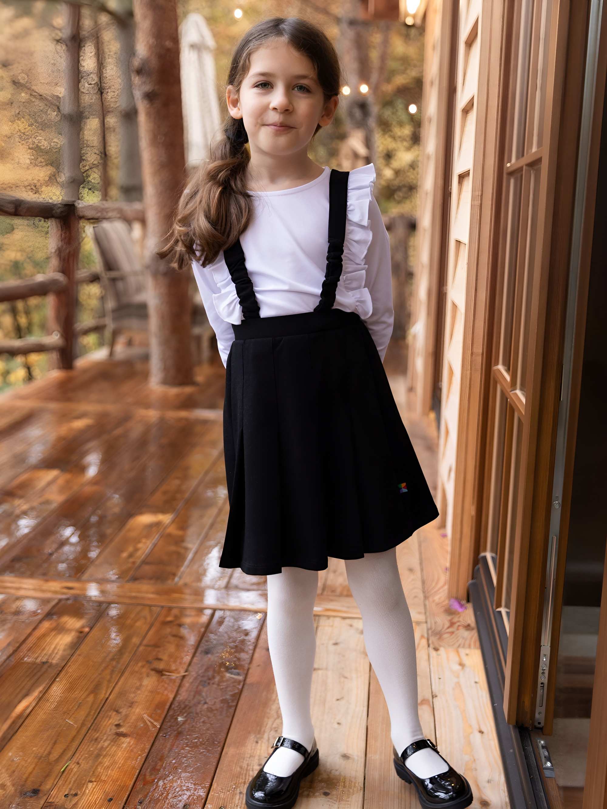 Cream White Tights Junior