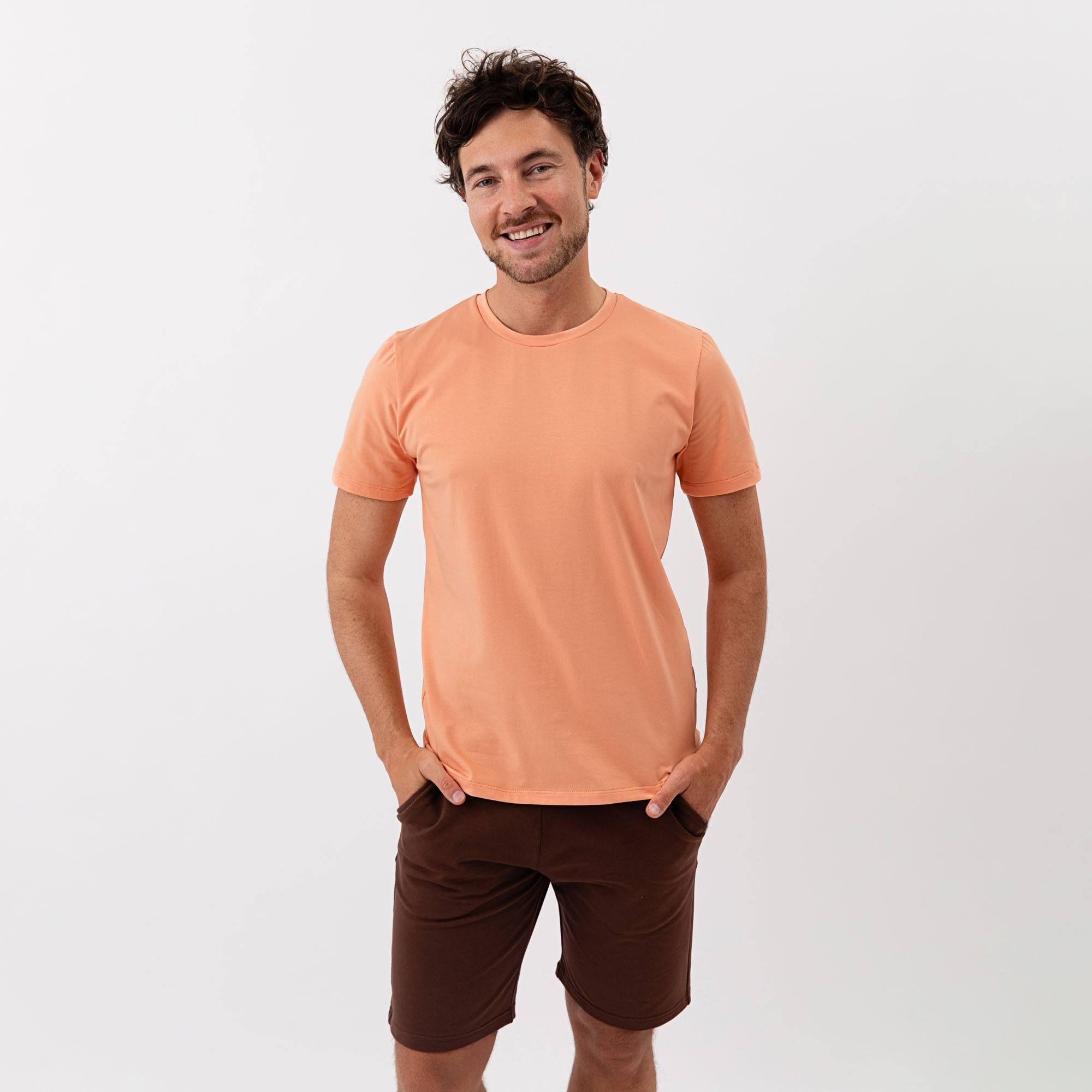 Morelowy T-shirt męski