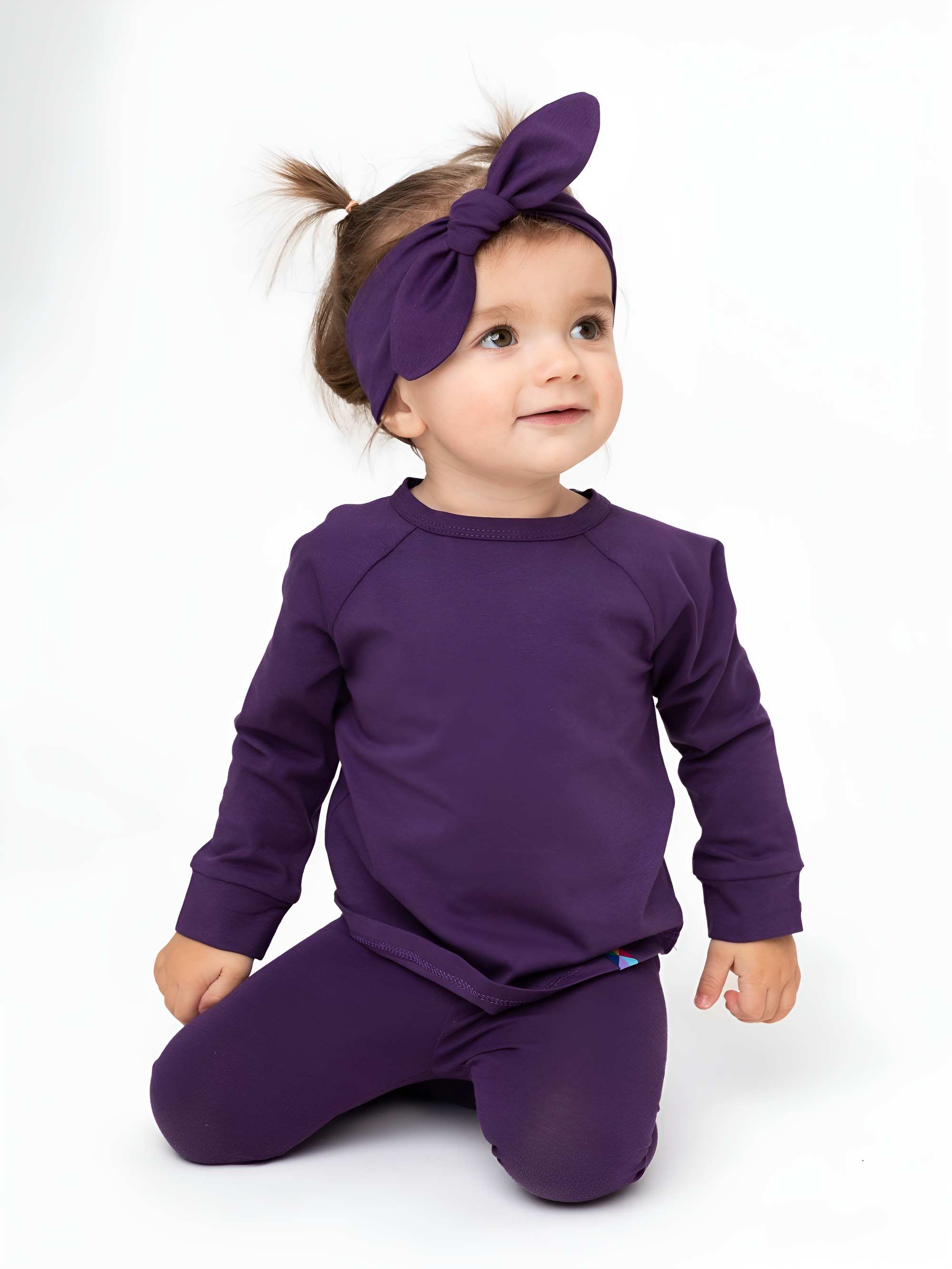 Fioletowe legginsy