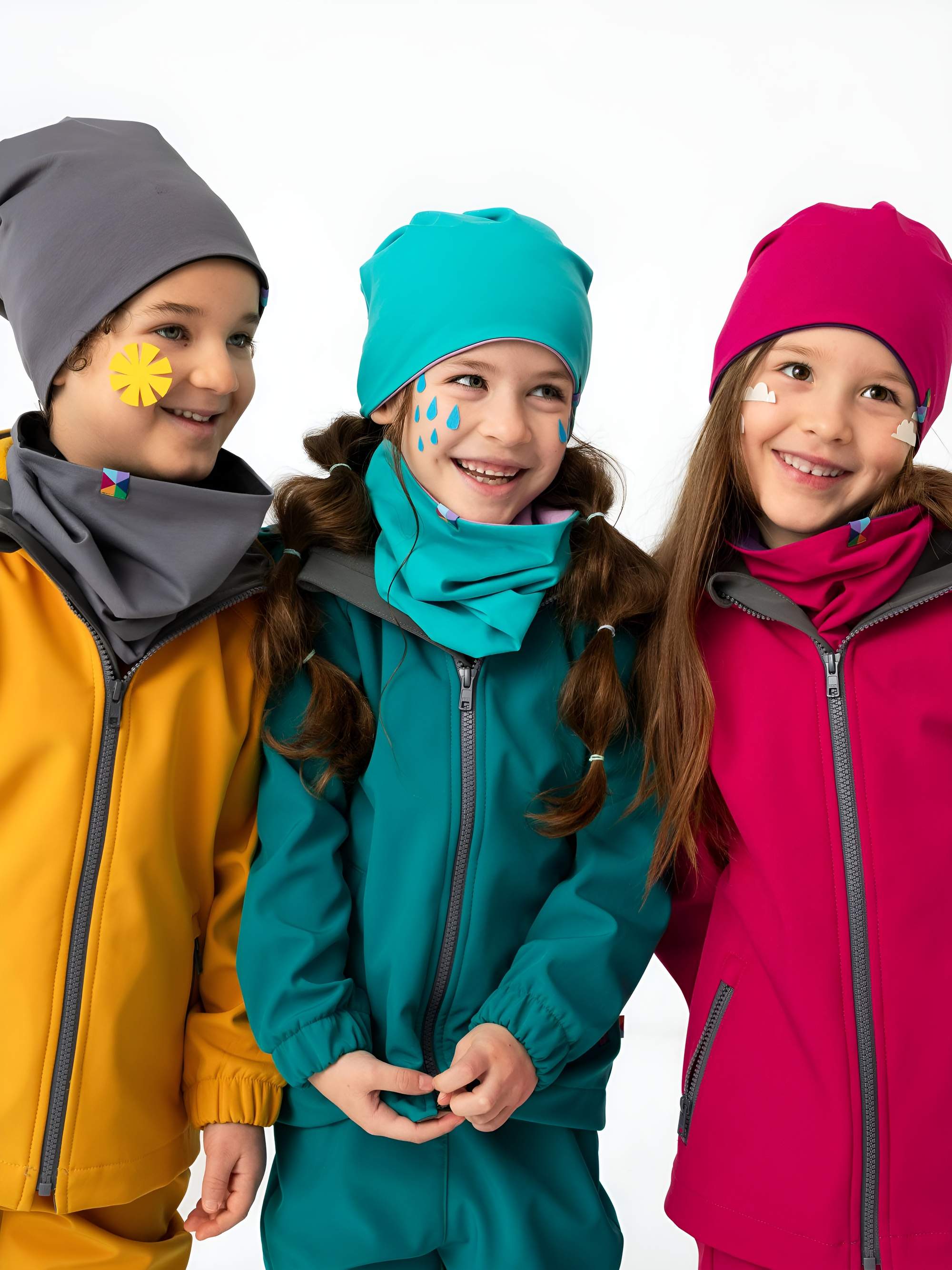 Musztardowa kurtka softshell