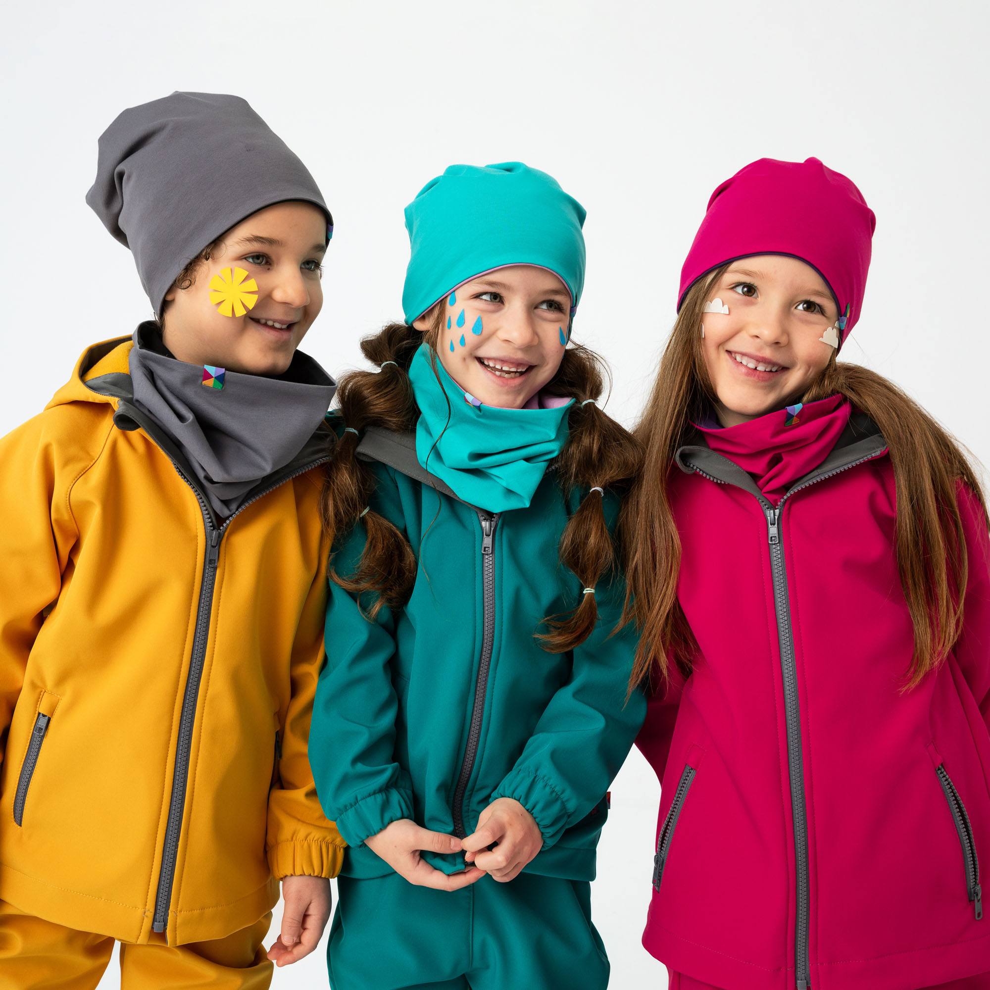 Musztardowa kurtka softshell