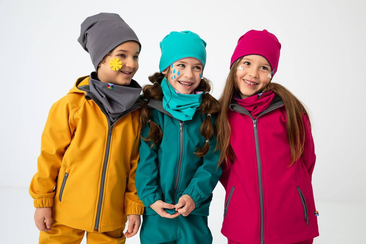 Mustard softshell jacket