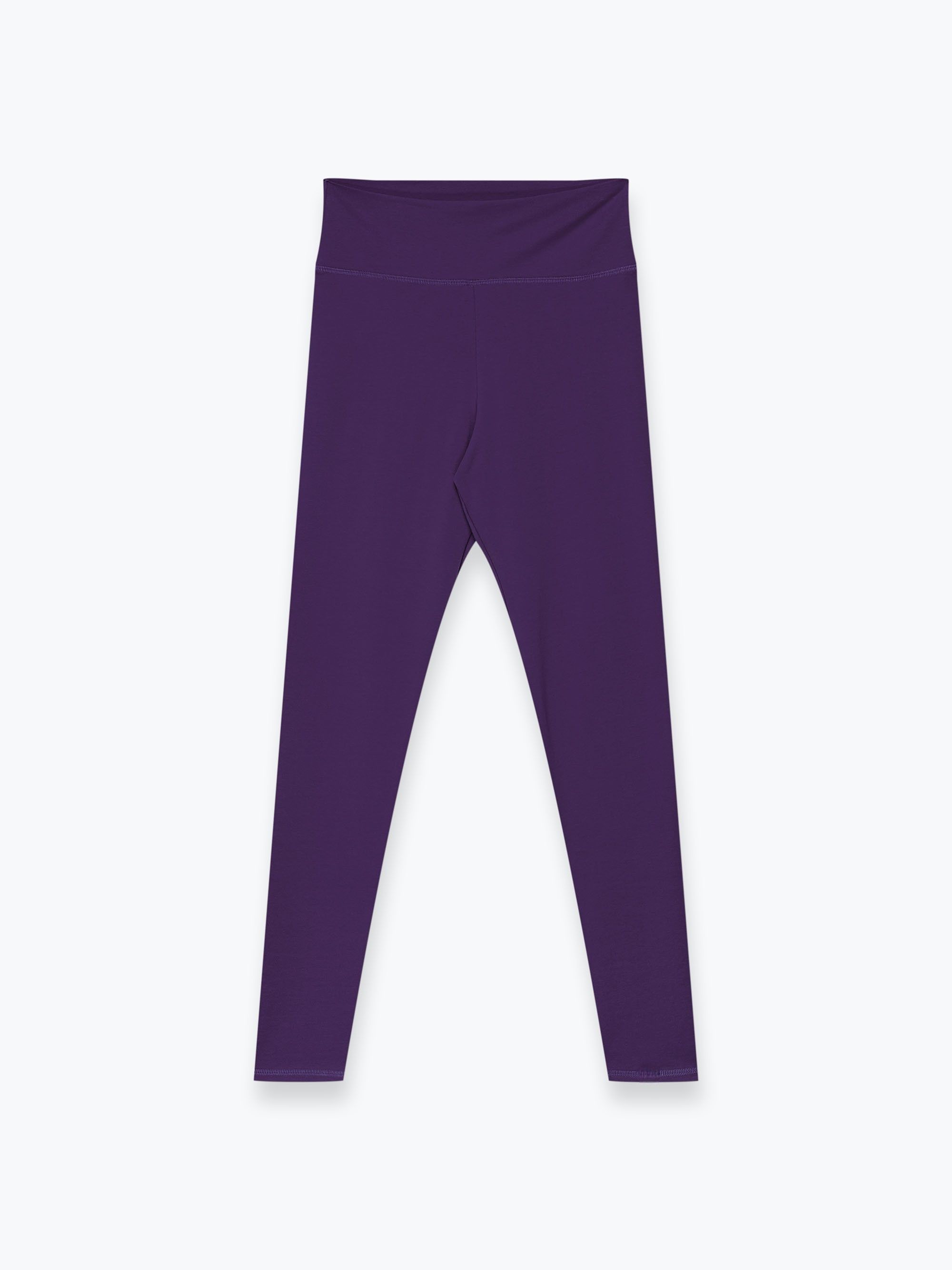 Fioletowe legginsy damskie