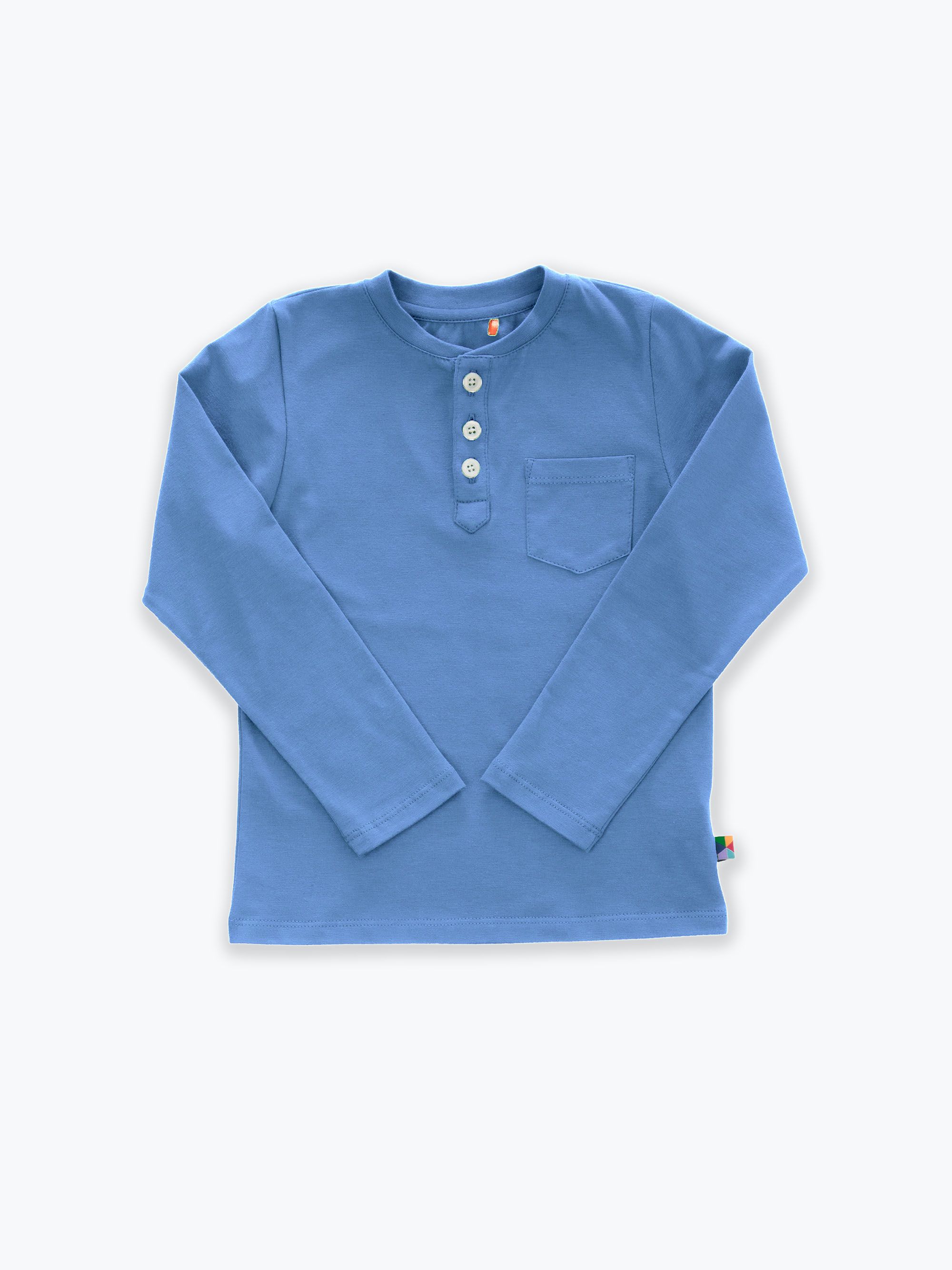 Błękitna koszulka henley